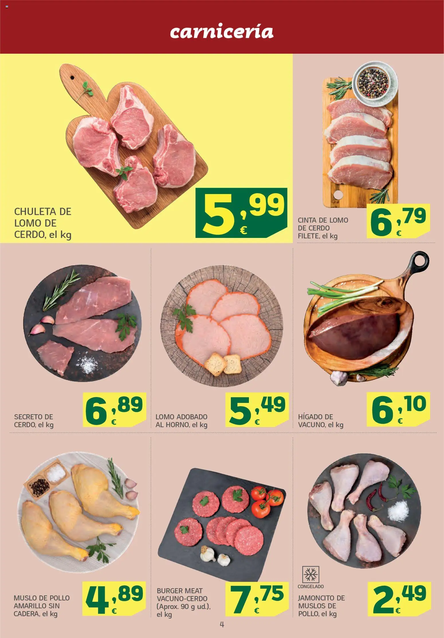 HiperDino folleto │ válido desde el 07.01.2026 | Página: 4 | Productos: Cerdo