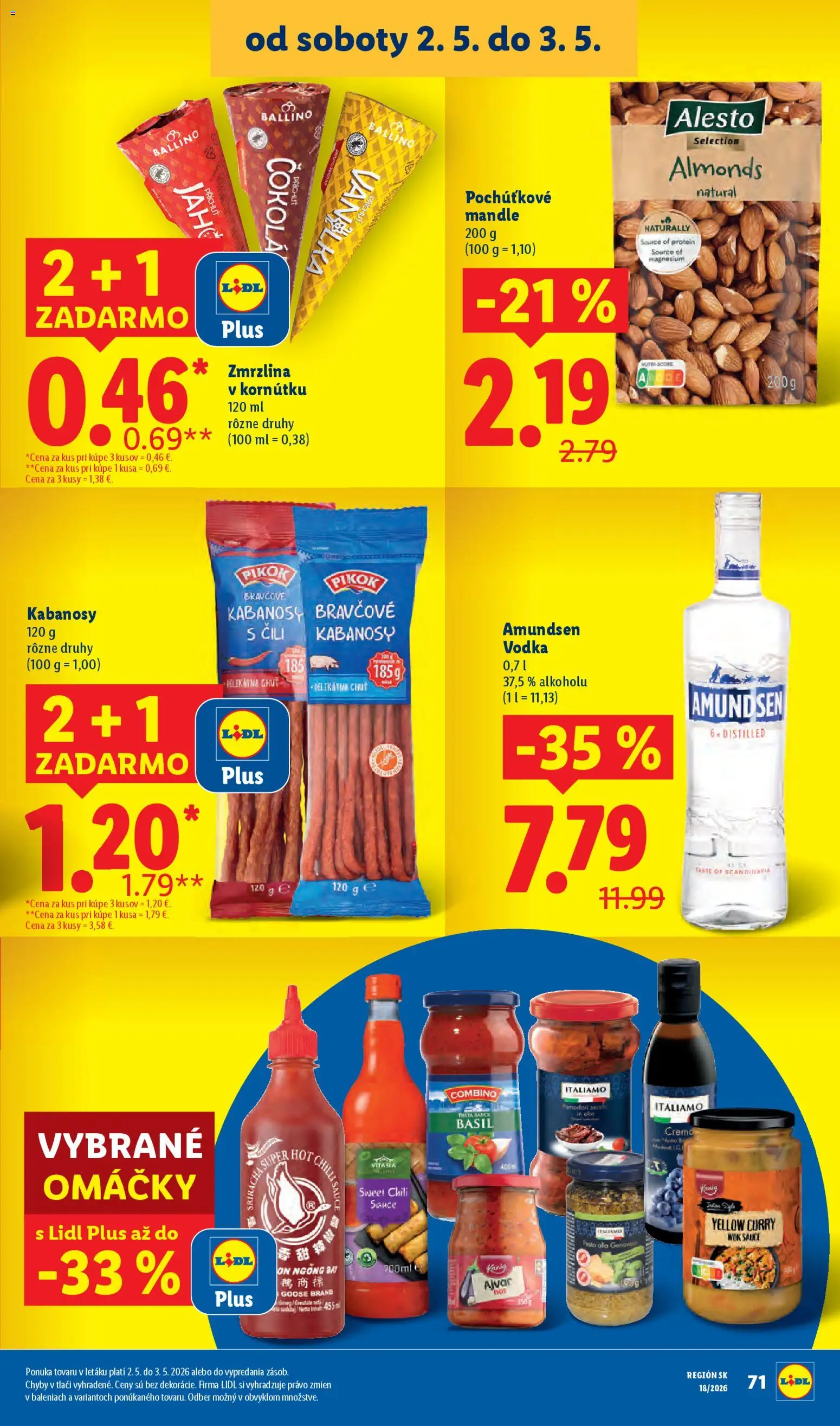 Nové Lidl akcie – leták je platný od 27.04.2026 | Strana: 91 | Produkty: Chilli, Protein, Vodka, Amundsen vodka