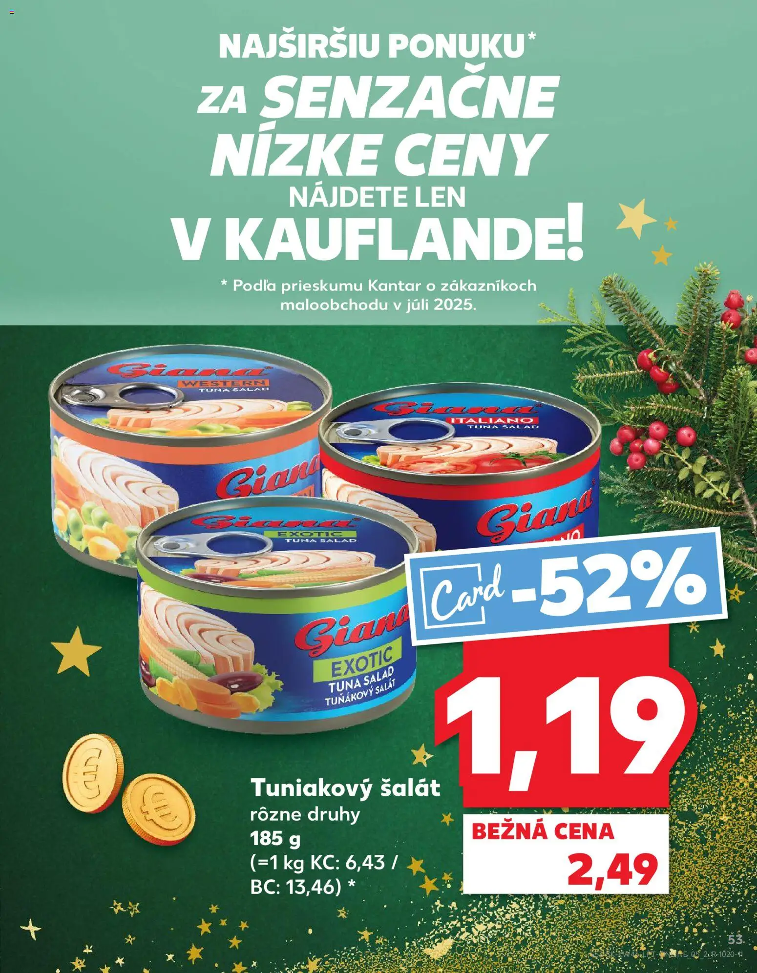 Kaufland SK akciós ujság - amely érvényes a következő dátumtól: 13.11.2025 | Oldal: 53
