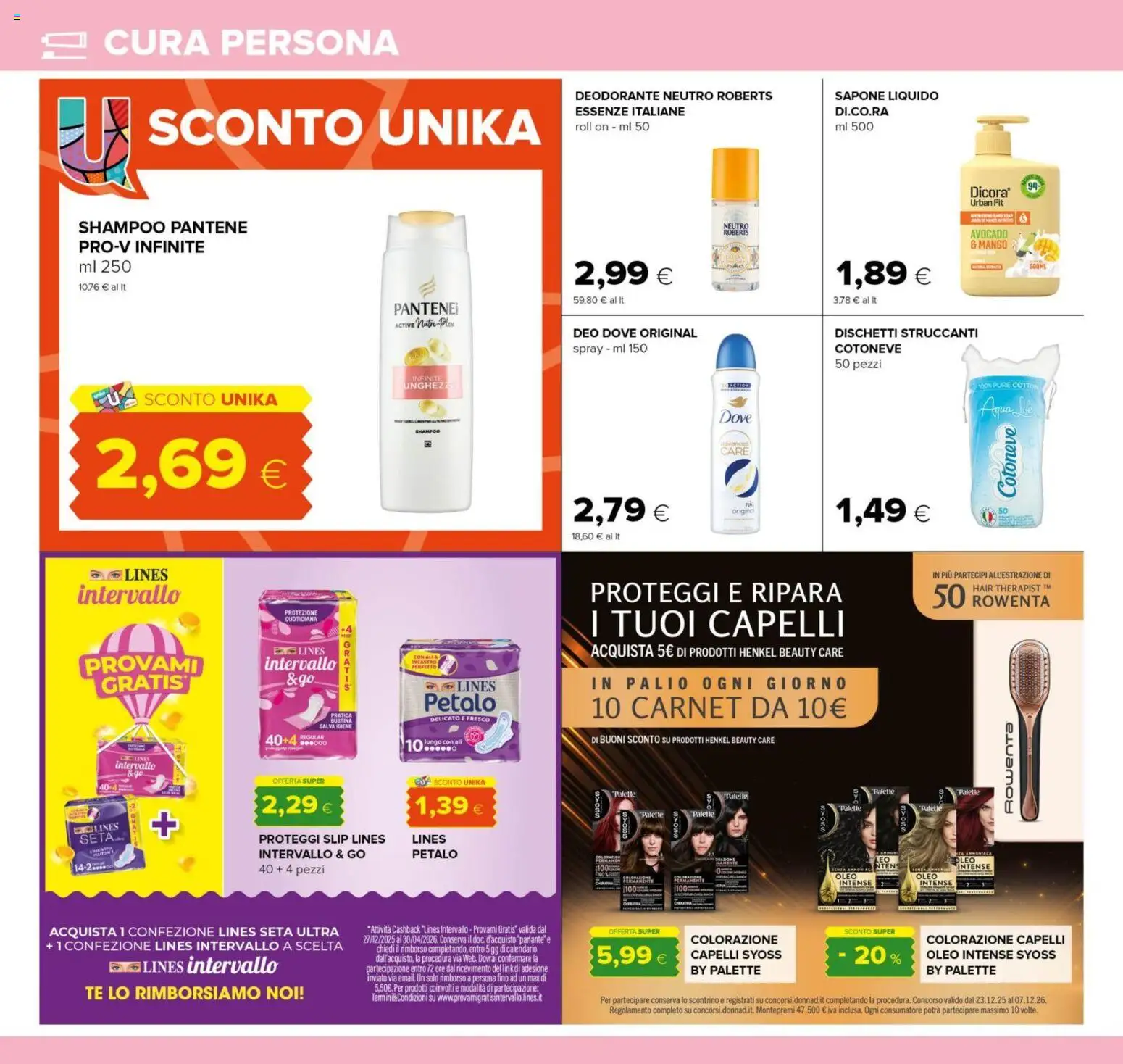 Volantino Oasi del 12.02.2026 | Pagina: 28 | Prodotti: Sapone, Deodorante, Slip, Mango