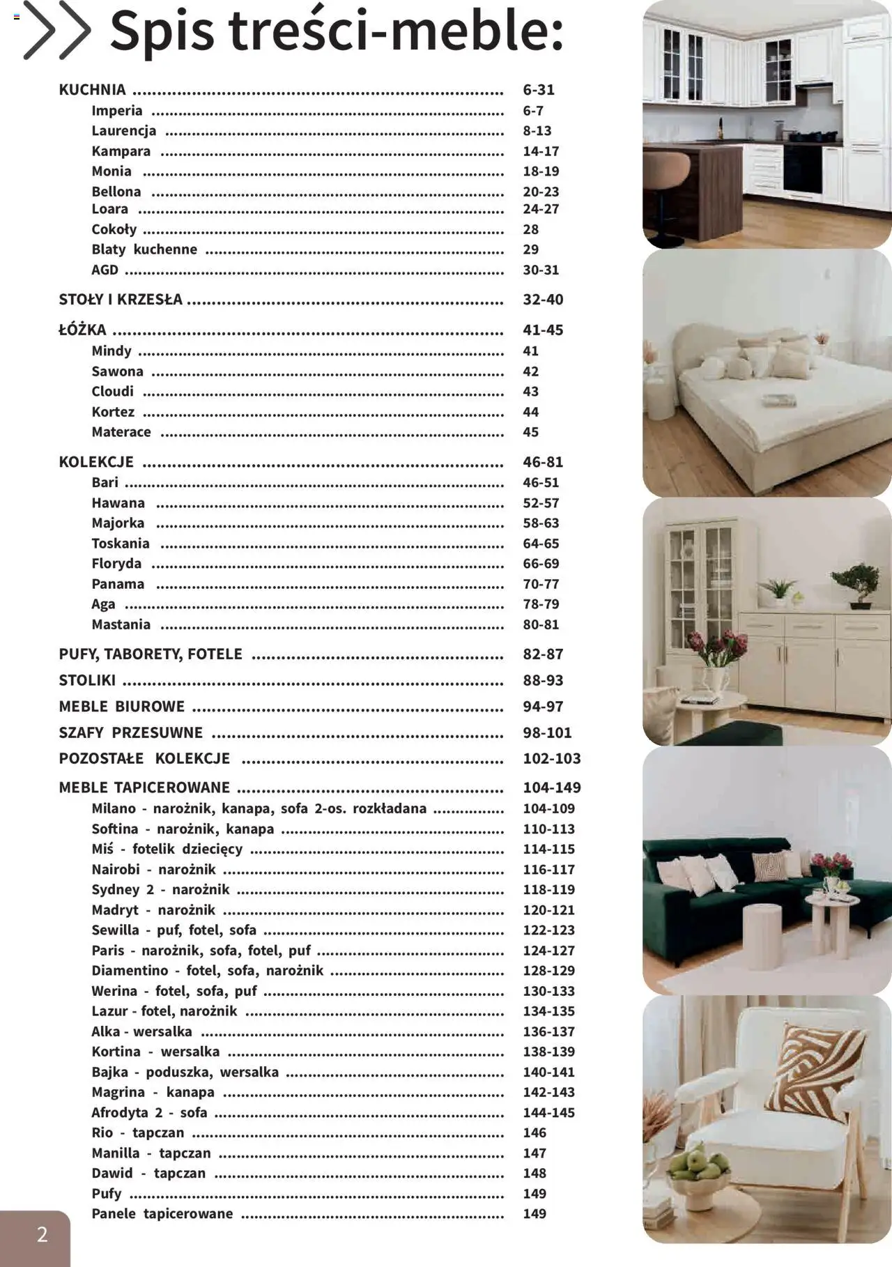 Bodzio Katalog od 01.10.2025 | Strona: 2 | Produkty: Sofa, Kanapa