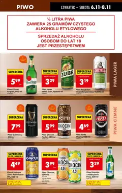 Pogląd oferty "Piwo Pilsner Urquell, 500 ml, Piwo Pilsner Urquell, 500 ml" - ważna od 06.11.2025 | Strona: 65