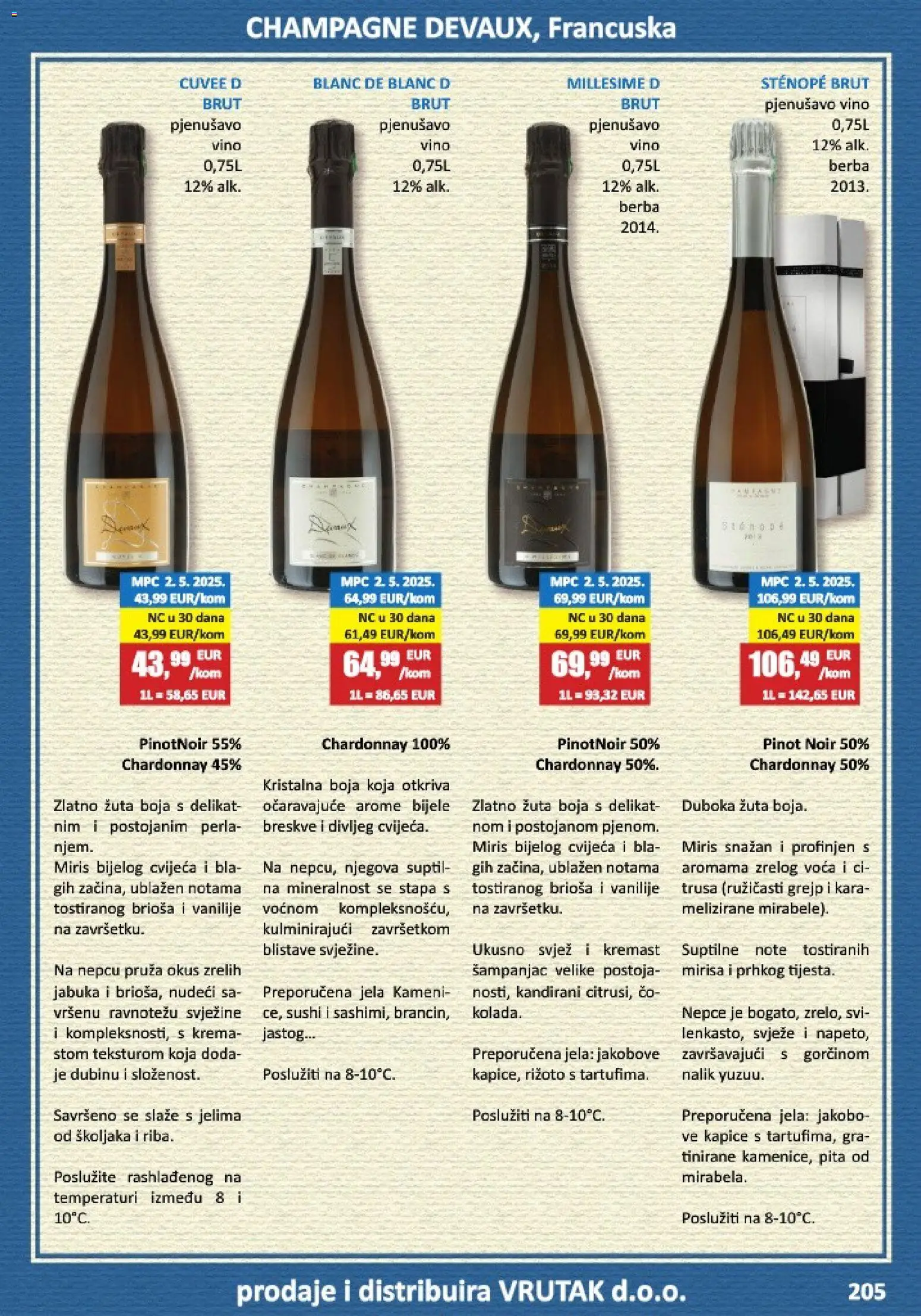 Vrutak katalog | vrijedi od 01.11.2025 | Stranica: 205 | Proizvodi: Pita, Krema, Sushi, Jabuka