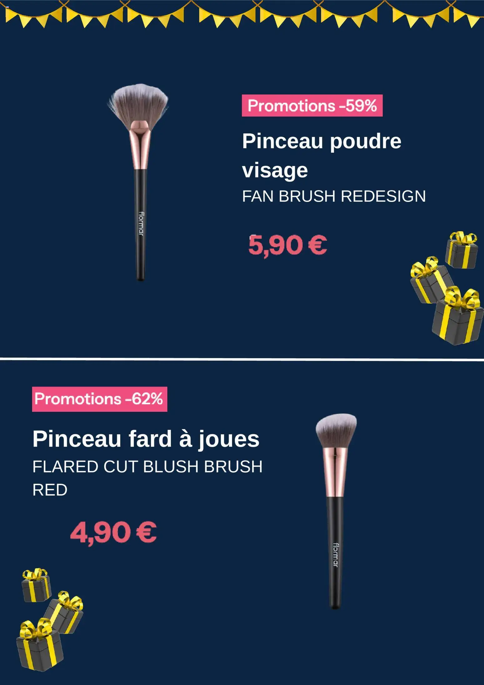 {H1} | Page: 5 | Produits: Poudre, Blush, Pinceau