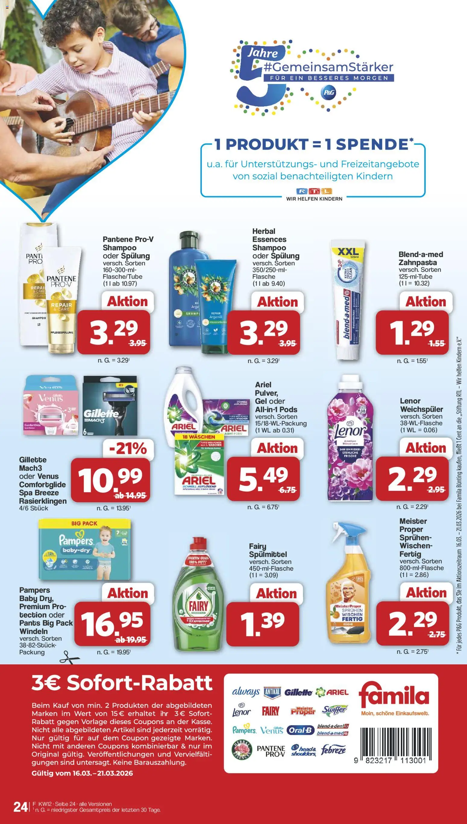 Famila Nordwest Prospekt 	 – gültig ab 16.03.2026 | Seite: 31