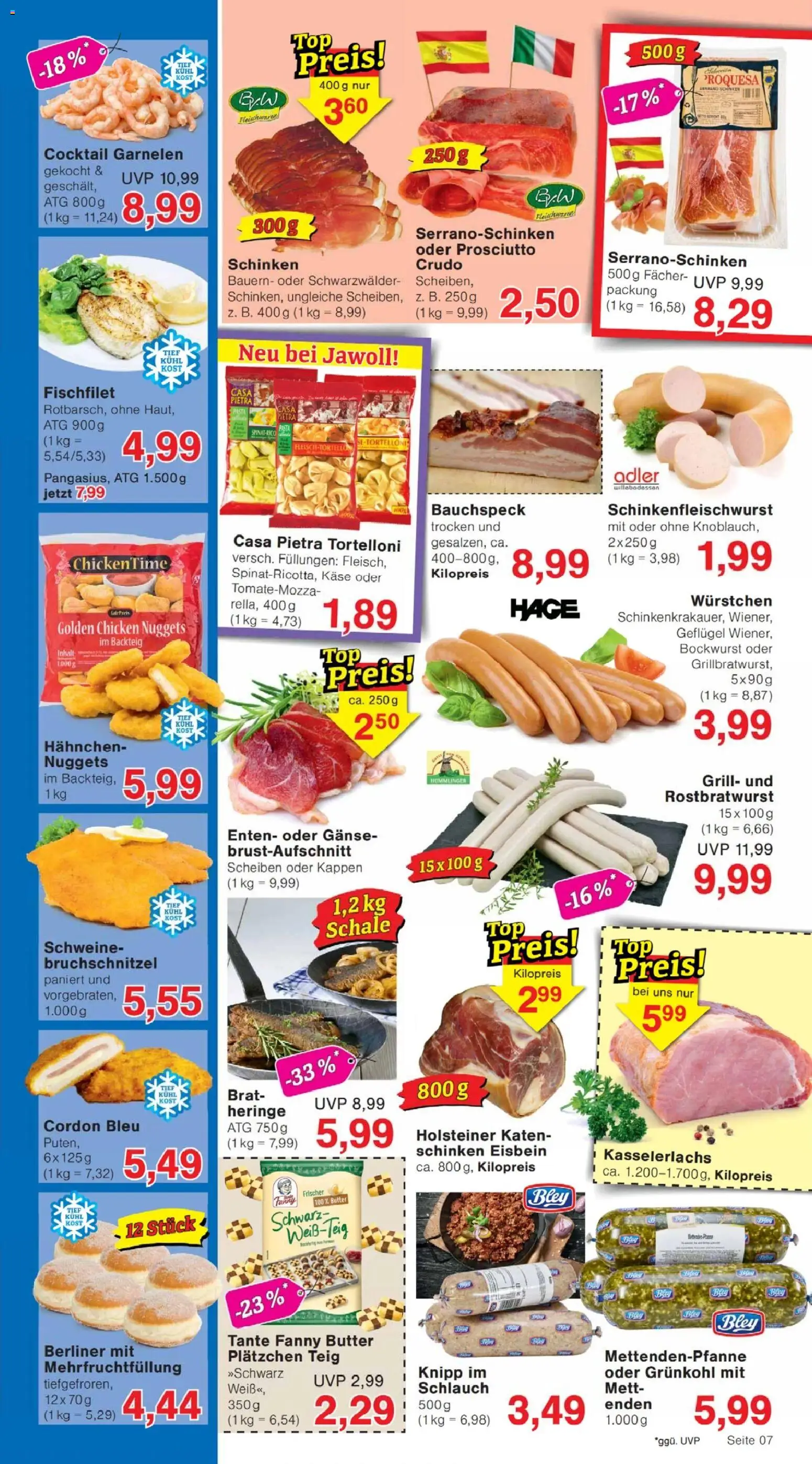 Jawoll Prospekt – gültig ab 15.12.2025 | Seite: 11 | Produkte: Berliner, Grill, Garnelen, Pasta