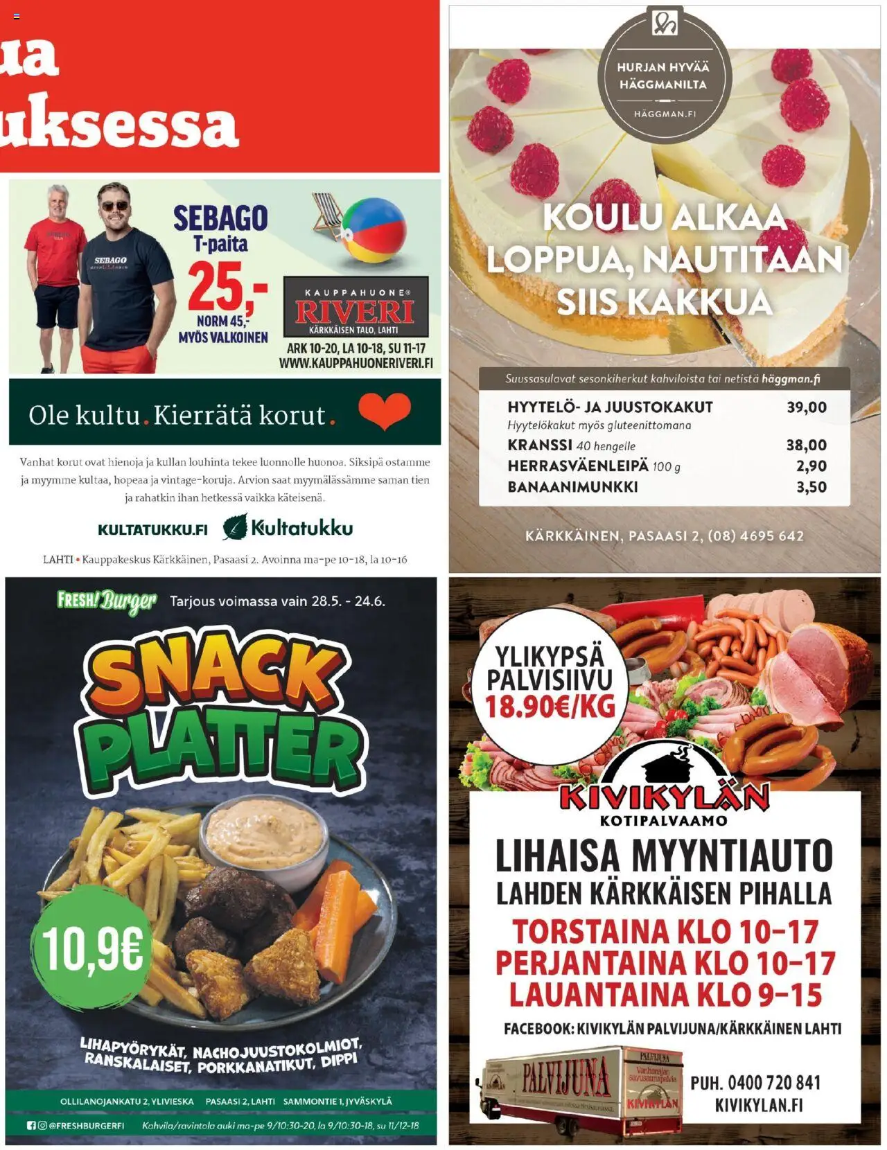  | Sivu: 27 | Tuotteet: Juustokakut, T-paita