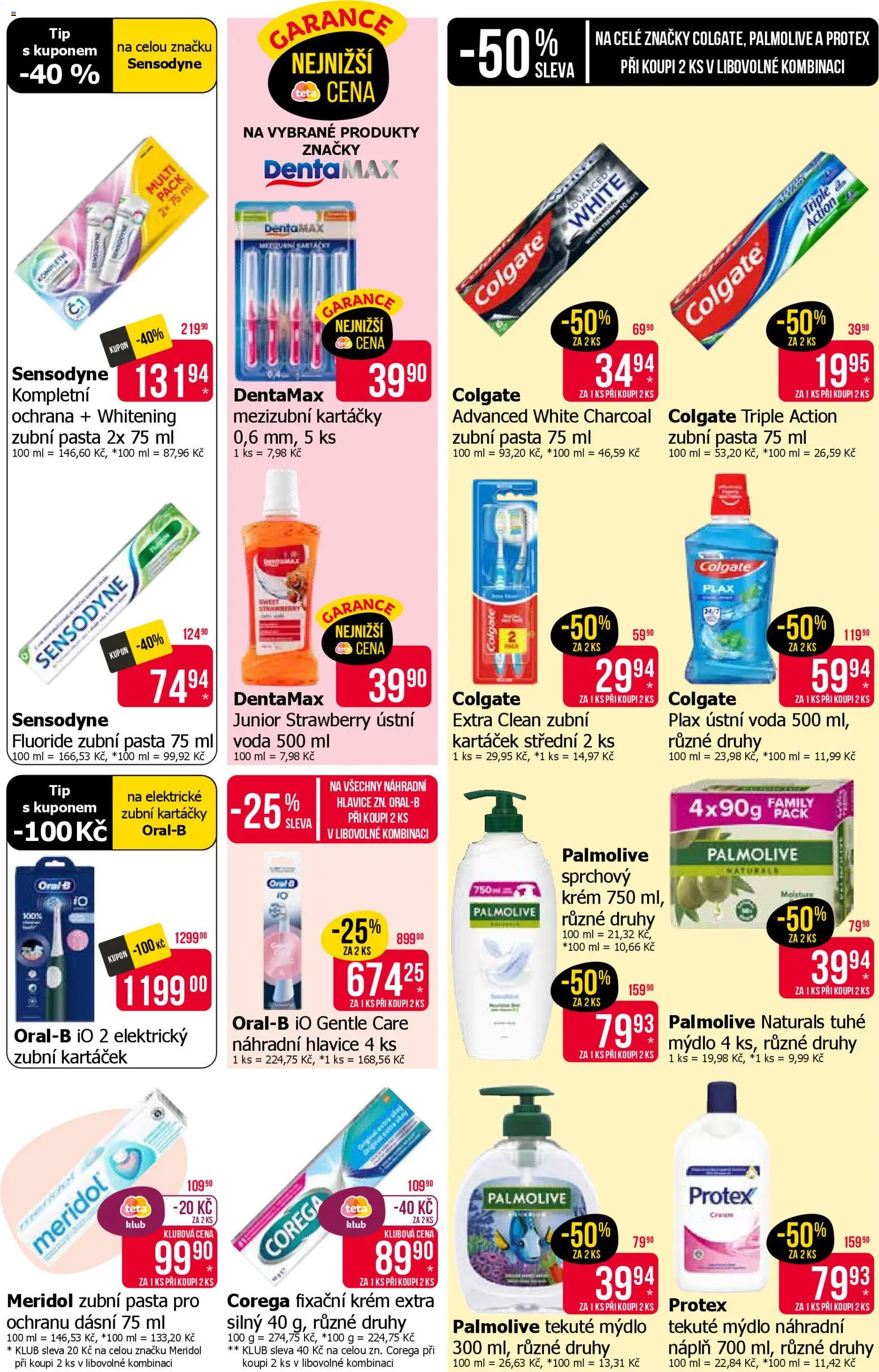 TETA Drogerie leták od 12.03.2026 | Strana: 11 | Produkty: Voda, Meridol, Krém, Mezizubní kartáčky