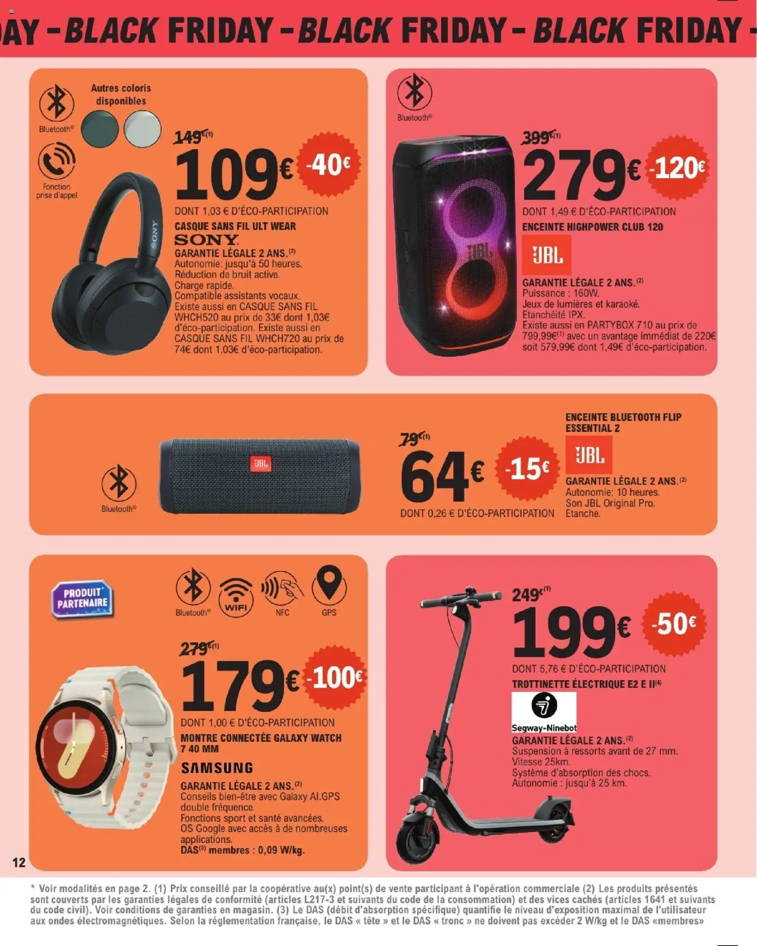 {H1} | Page: 12 | Produits: Montre, Enceinte, Prise, Casque