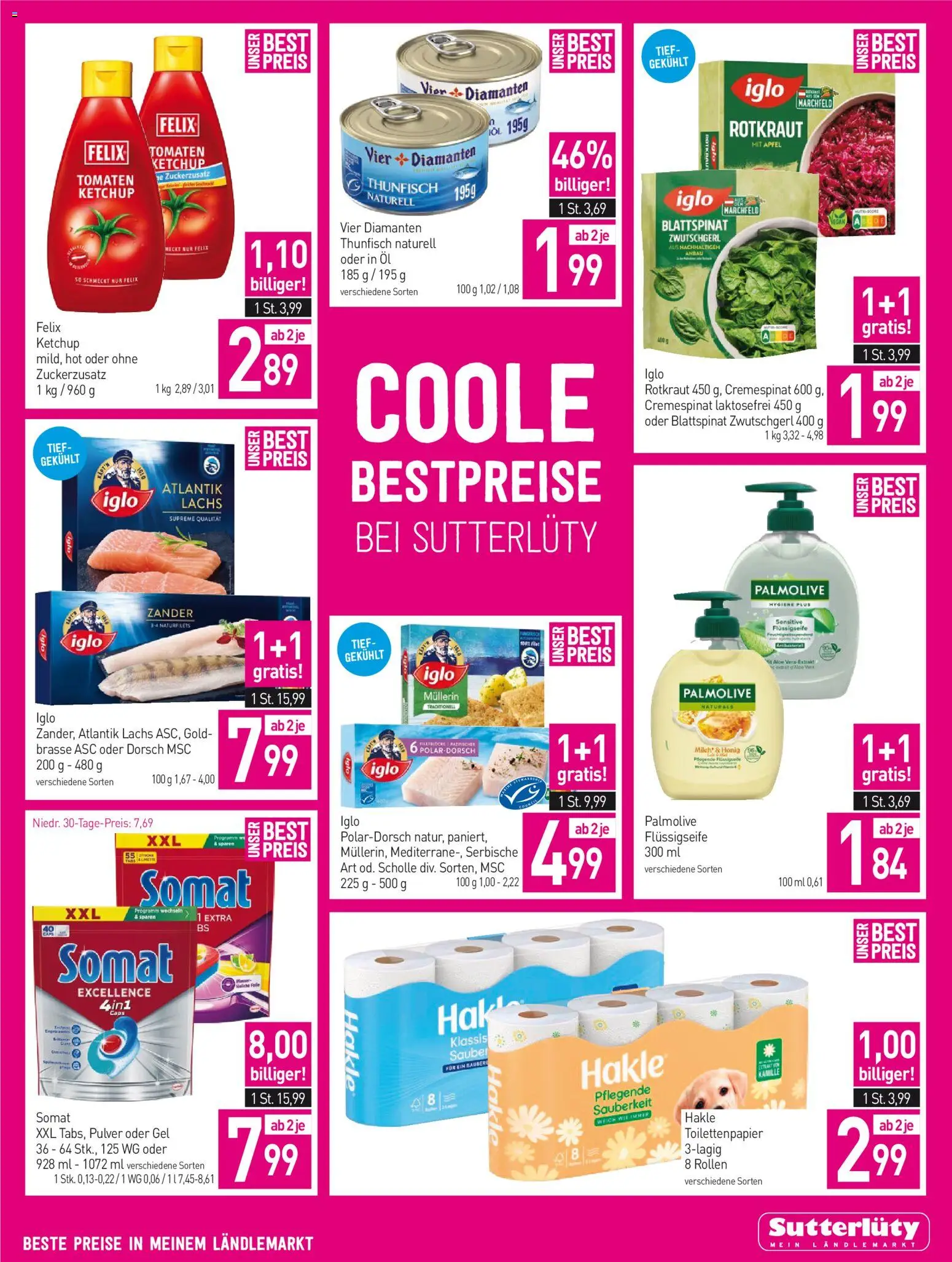 Sutterlüty Flugblatt gültig ab 29.01.2026 | Seite: 7 | Produkte: Ketchup, Öl, Äpfel, Tomaten