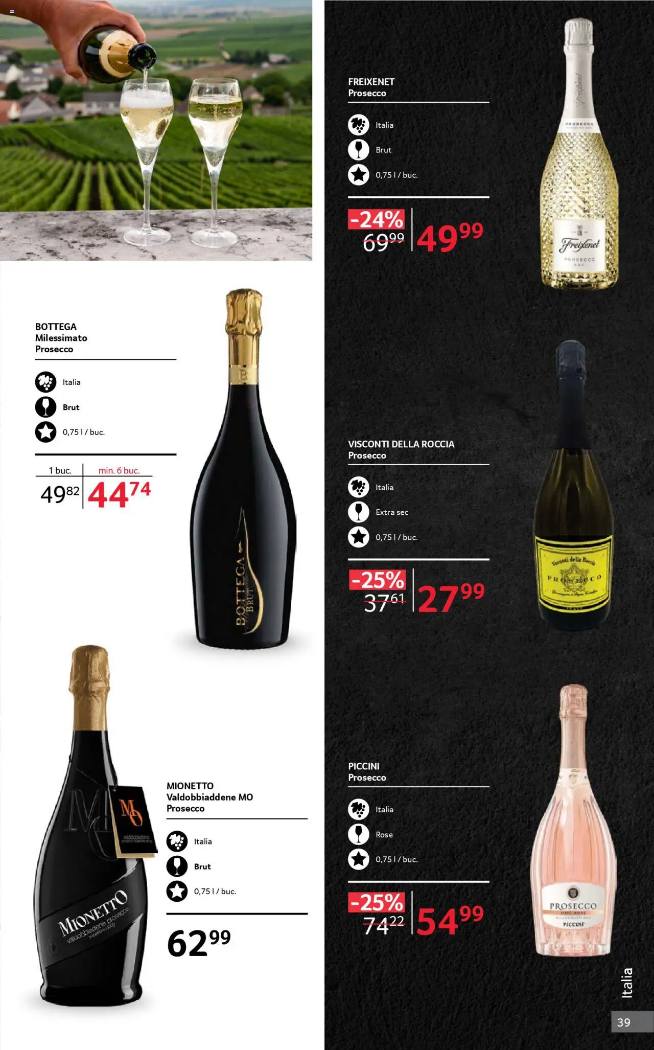 Noul catalog Selgros – valabil de la 01.10.2025 | Pagină: 39 | Produse: Prosecco