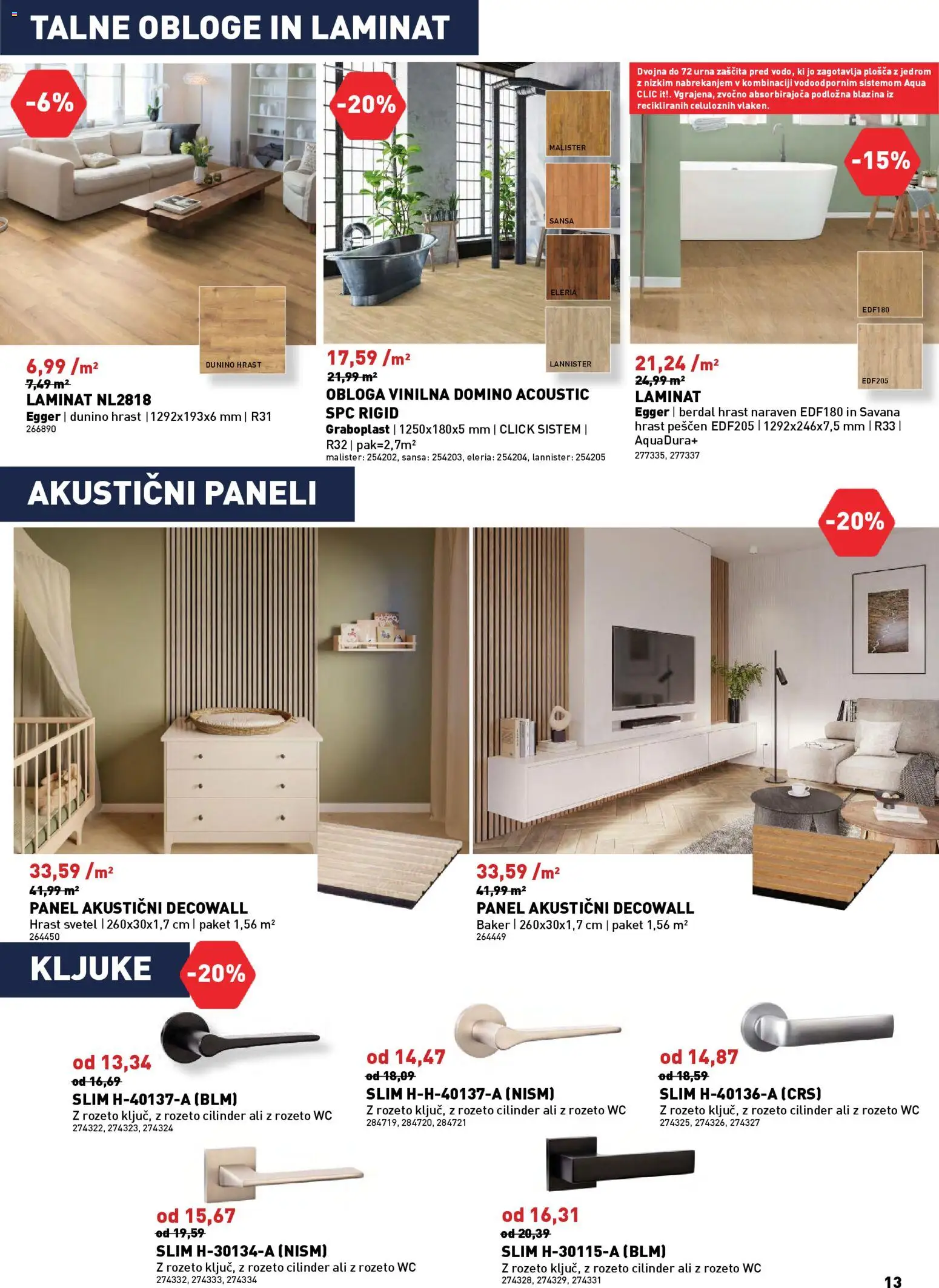 Novi Inpos katalog ponudbe – veljaven od 02.03.2026 | Stran: 13 | Izdelki: Blazina