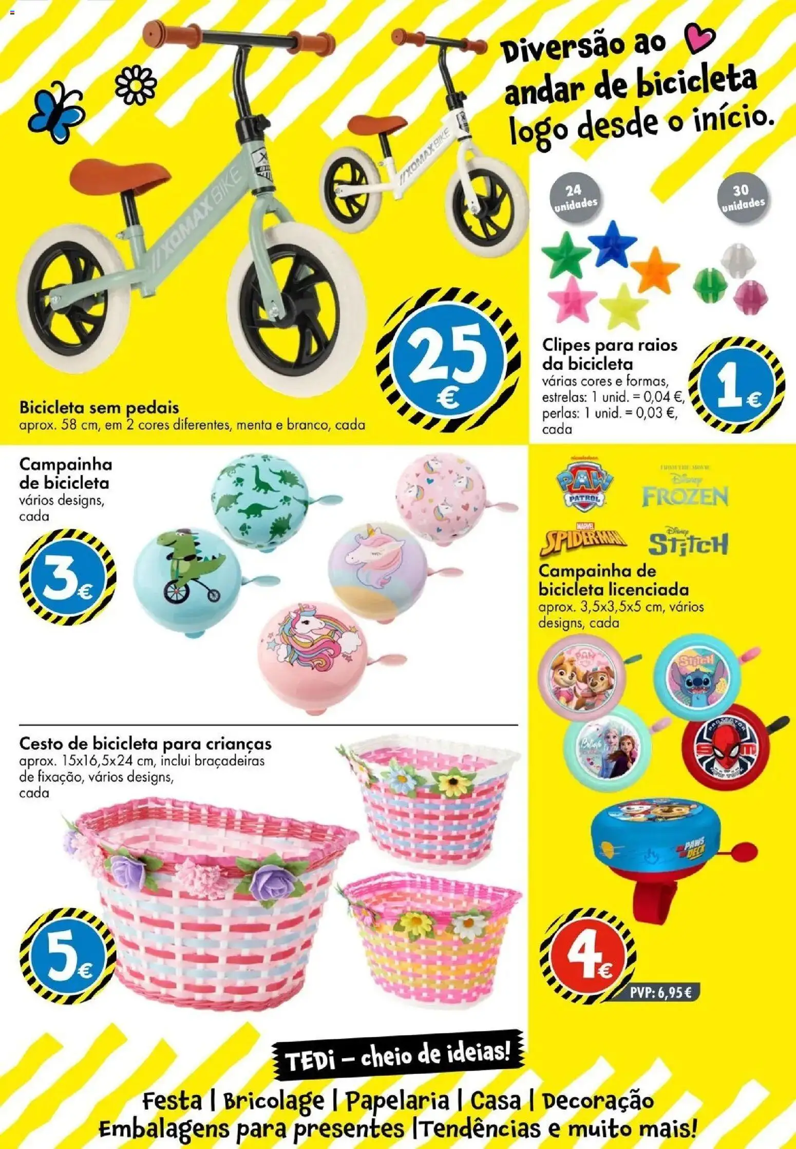 TEDi folheto │ válido de 06.03.2026 | Página: 36 | Produtos: Bicicleta, Braçadeiras, Campainha, Pedais