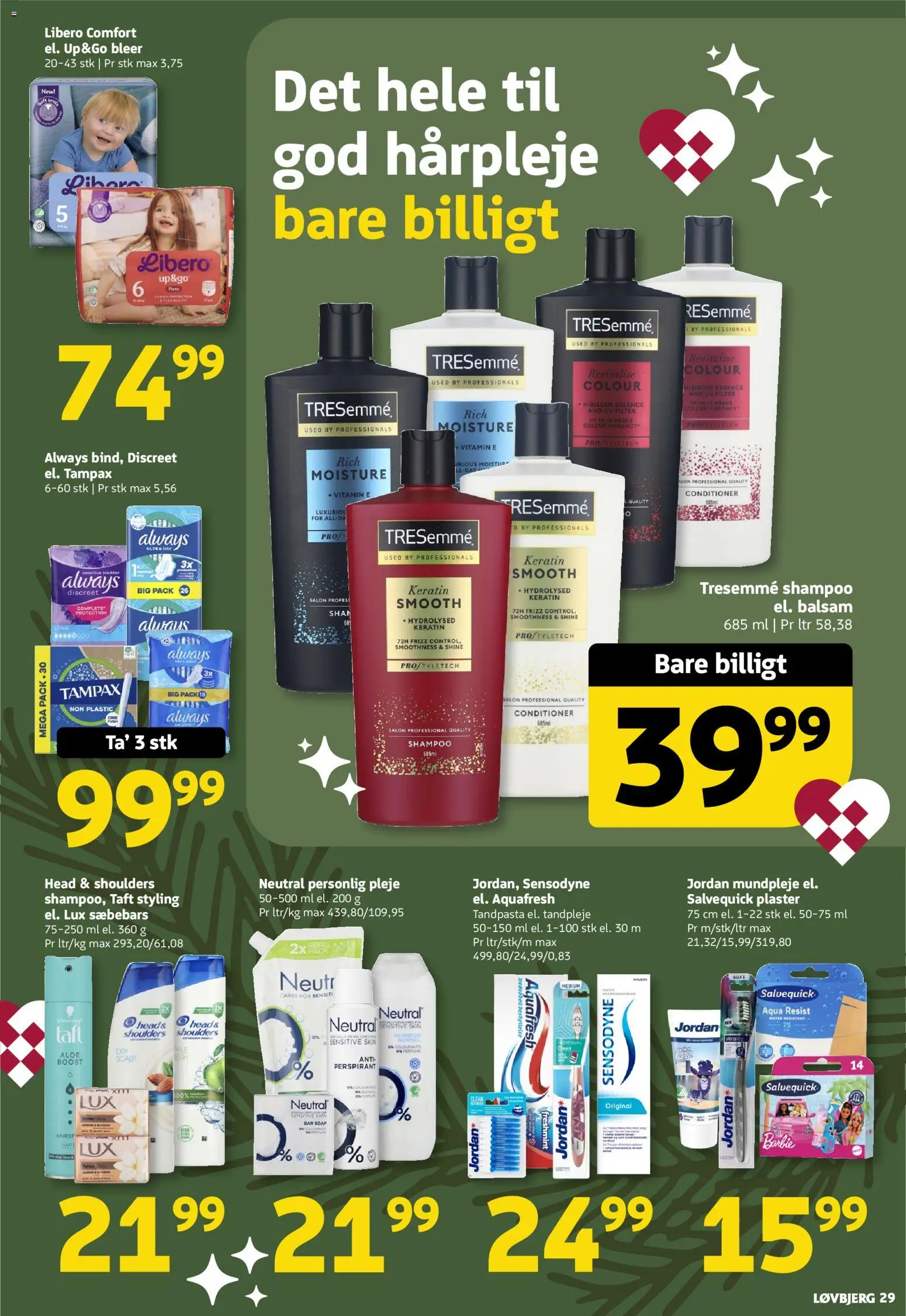 Løvbjerg tilbudsavis – gyldig fra 12.12.2025 | Side: 31 | Produkter: Shampoo, Balsam, Tandpasta