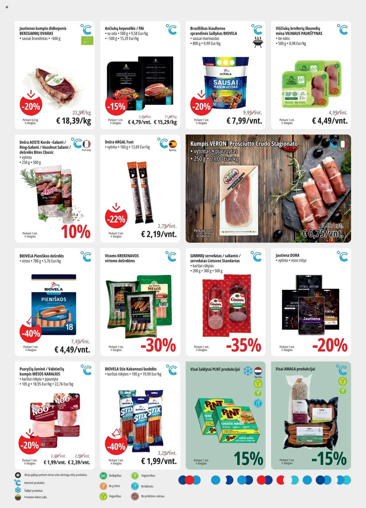 ePromo leidinys│galioja nuo 20.08.2025 | Puslapis: 3 | Prekių: Dešrelės, Saliamis, Dešra, Jautiena