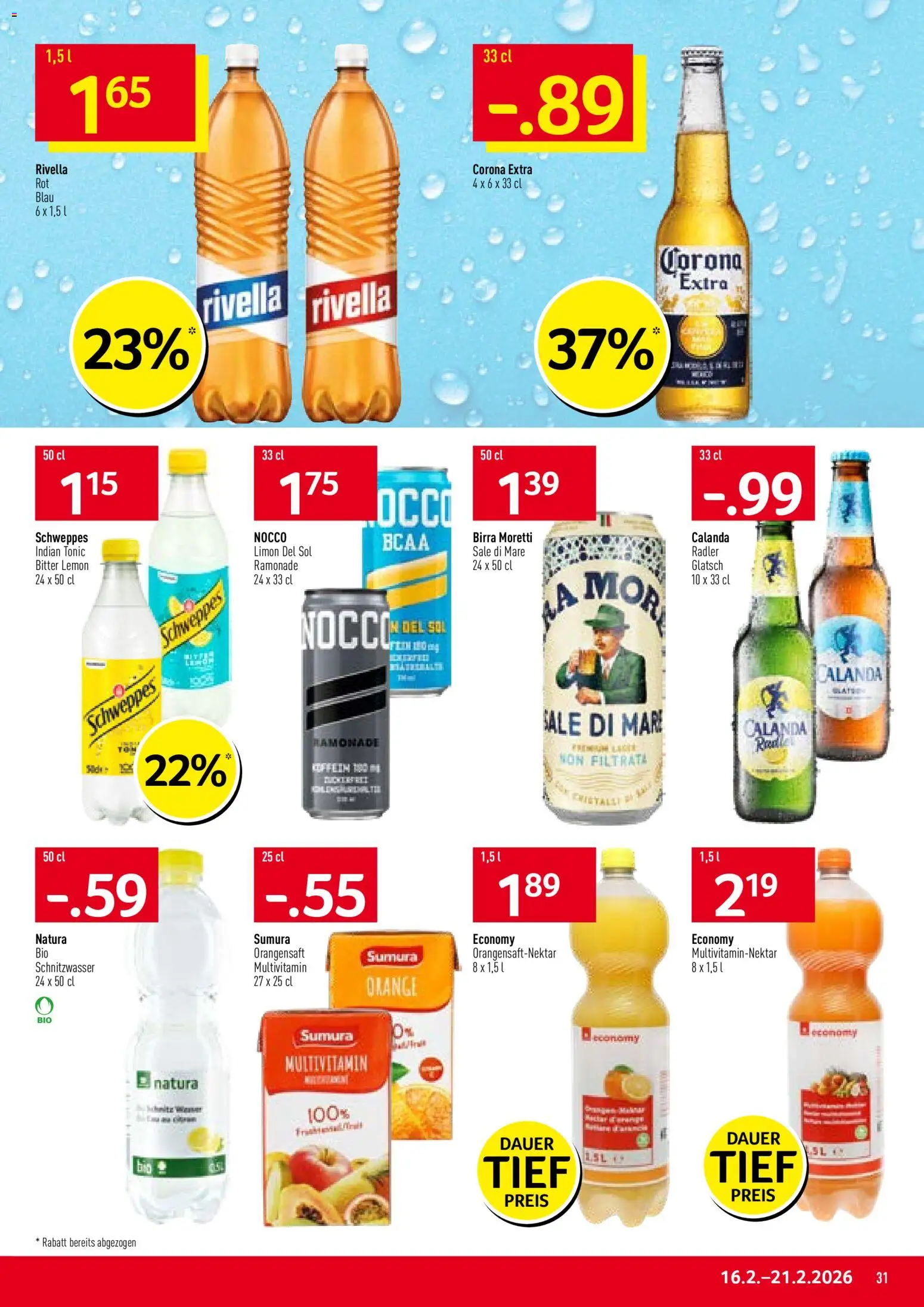 Prodega Aktionen – gültig ab 16.02.2026 | Seite: 31 | Produkte: Orangensaft