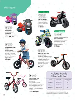 Vista previa El Corte Inglés ofertas válido desde el 27.10.2025 | Página: 88 | Productos: Bicicleta, Reposapiés