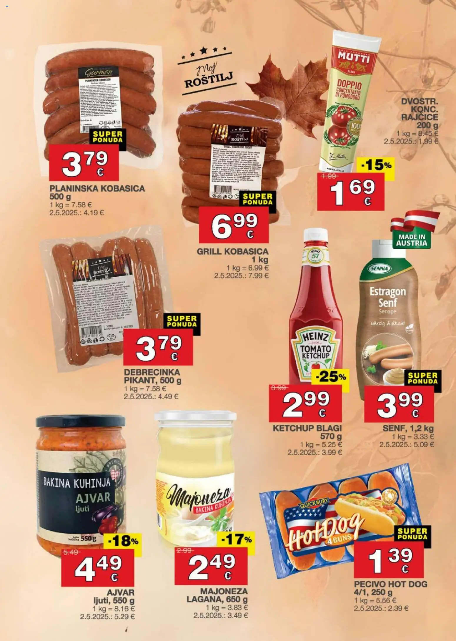 Stanić Diskont katalog | vrijedi od 13.11.2025 | Stranica: 3 | Proizvodi: Roštilj, Majoneza, Kobasica, Kuhinja