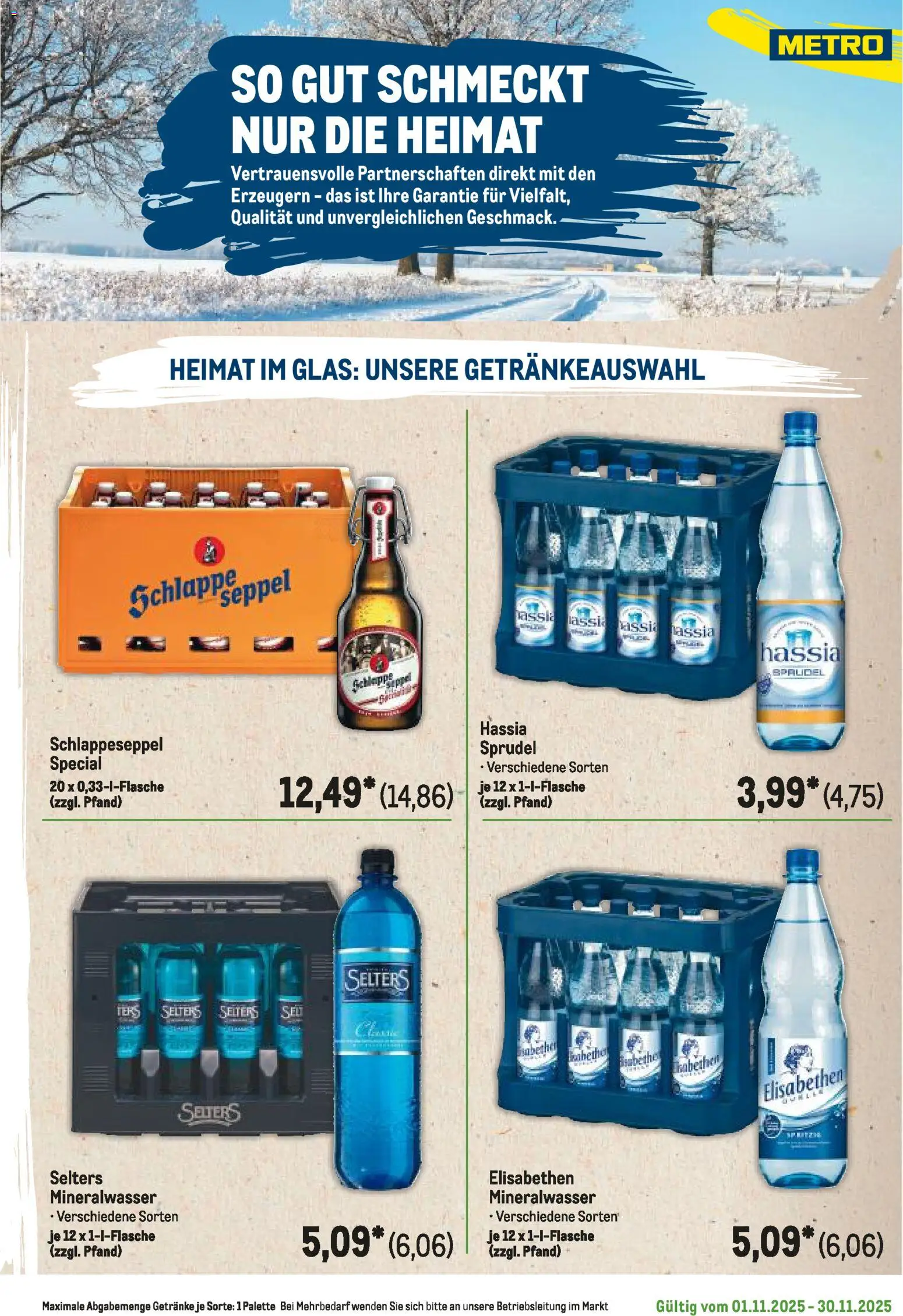 Metro Regionaler Flyer – gültig ab 01.11.2025 | Seite: 53 | Produkte: Mineralwasser
