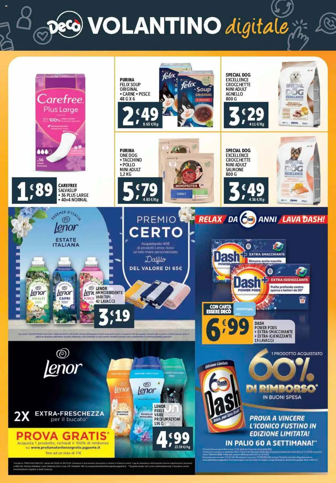 Volantino Decò del 21.08.2025 | Pagina: 31 | Prodotti: Pollo, Ammorbidente, Salmone, Agnello