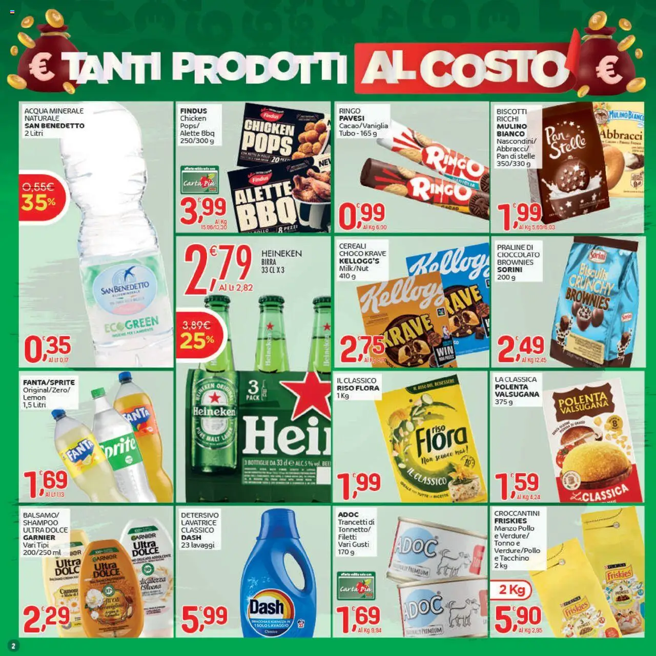 Volantino CRAI del 16.10.2025 | Pagina: 2 | Prodotti: Shampoo, Riso, Manzo, Biscotti