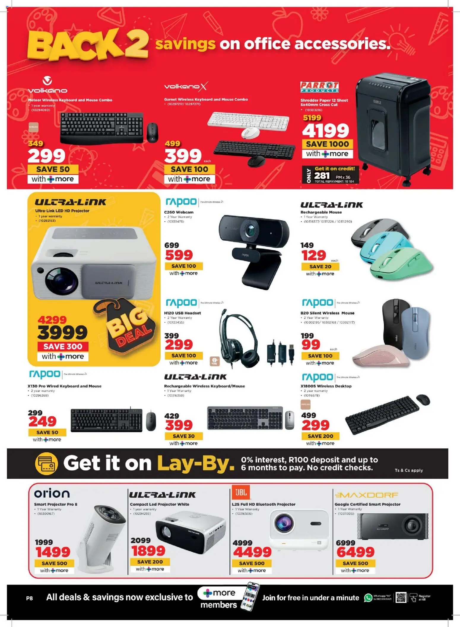 New HiFi Corp catalogue – valid from 29.12.2025 | Page: 8 | Products: Headset, USB, Shredder, Paper