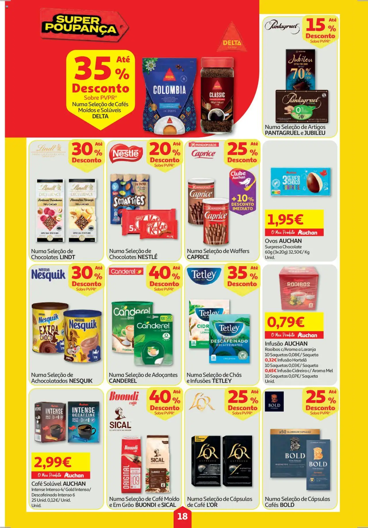 Auchan folheto │ válido de 11.09.2025 | Página: 18 | Produtos: Hortelã, Chás, Ovos, Mel