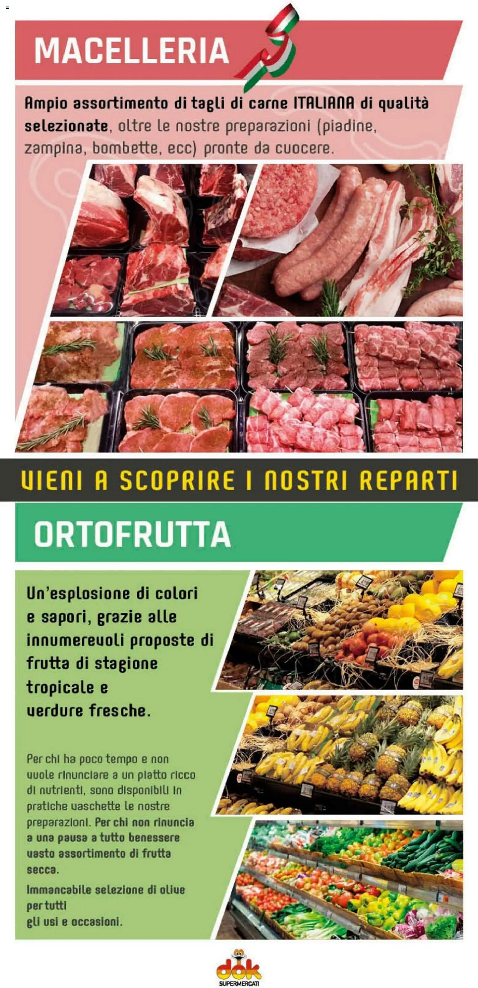 Volantino DOK del 05.03.2026 | Pagina: 4 | Prodotti: Verdure, Frutta, Piatto, Vaschette