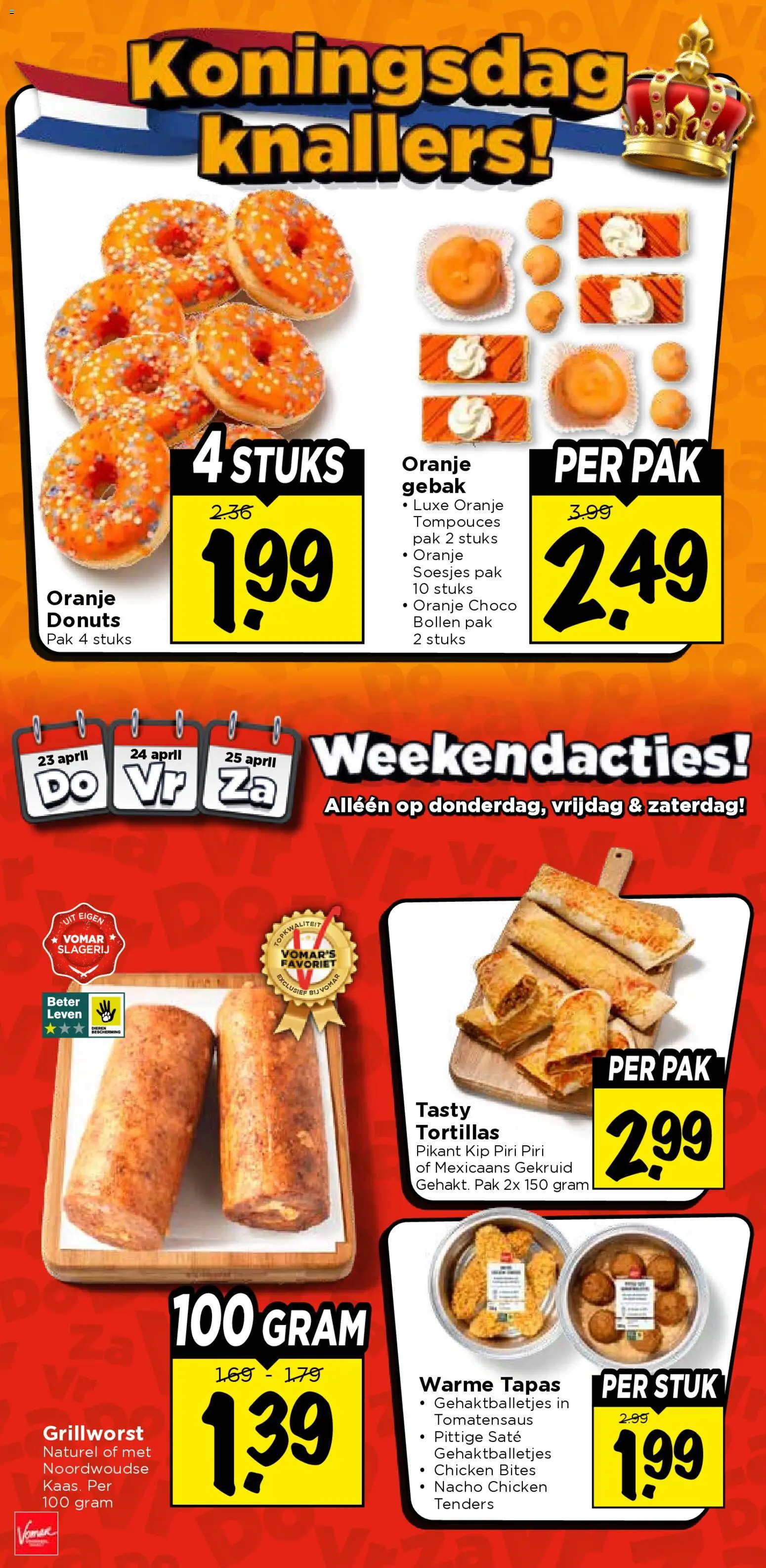 {H1} | Pagina: 41 | Producten: Donuts, Gebak, Kip