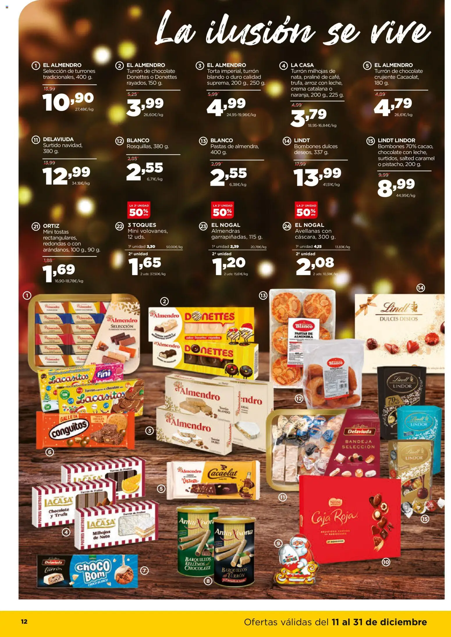 Alimerka folleto Asturias │ válido desde el 11.12.2025 | Página: 12 | Productos: Chocolate, Arroz, Crema, Caja