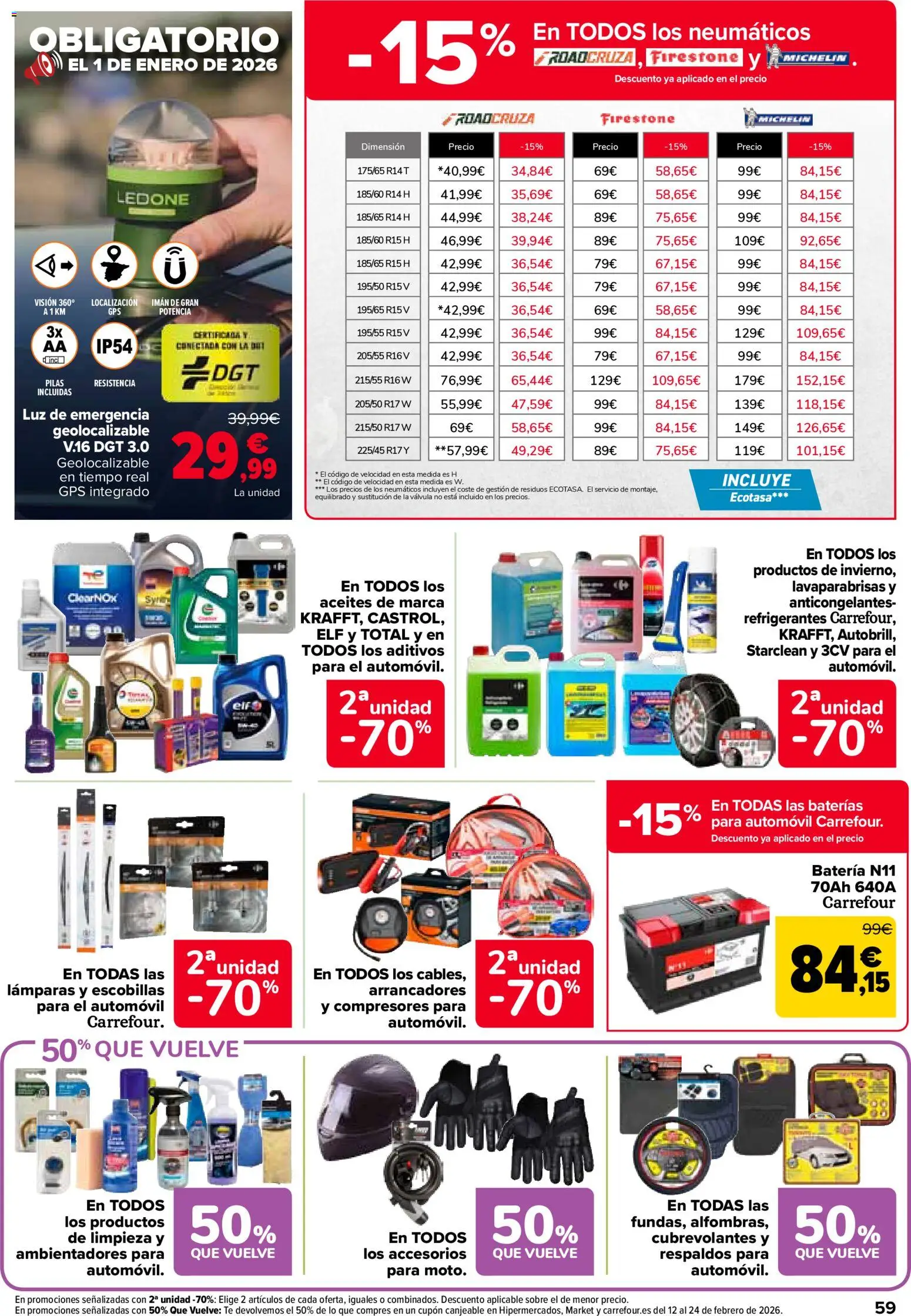 Carrefour folleto │ válido desde el 27.01.2026 | Página: 61 | Productos: Té, Απορρυπαντικό ρούχων σε σκόνη, Batería