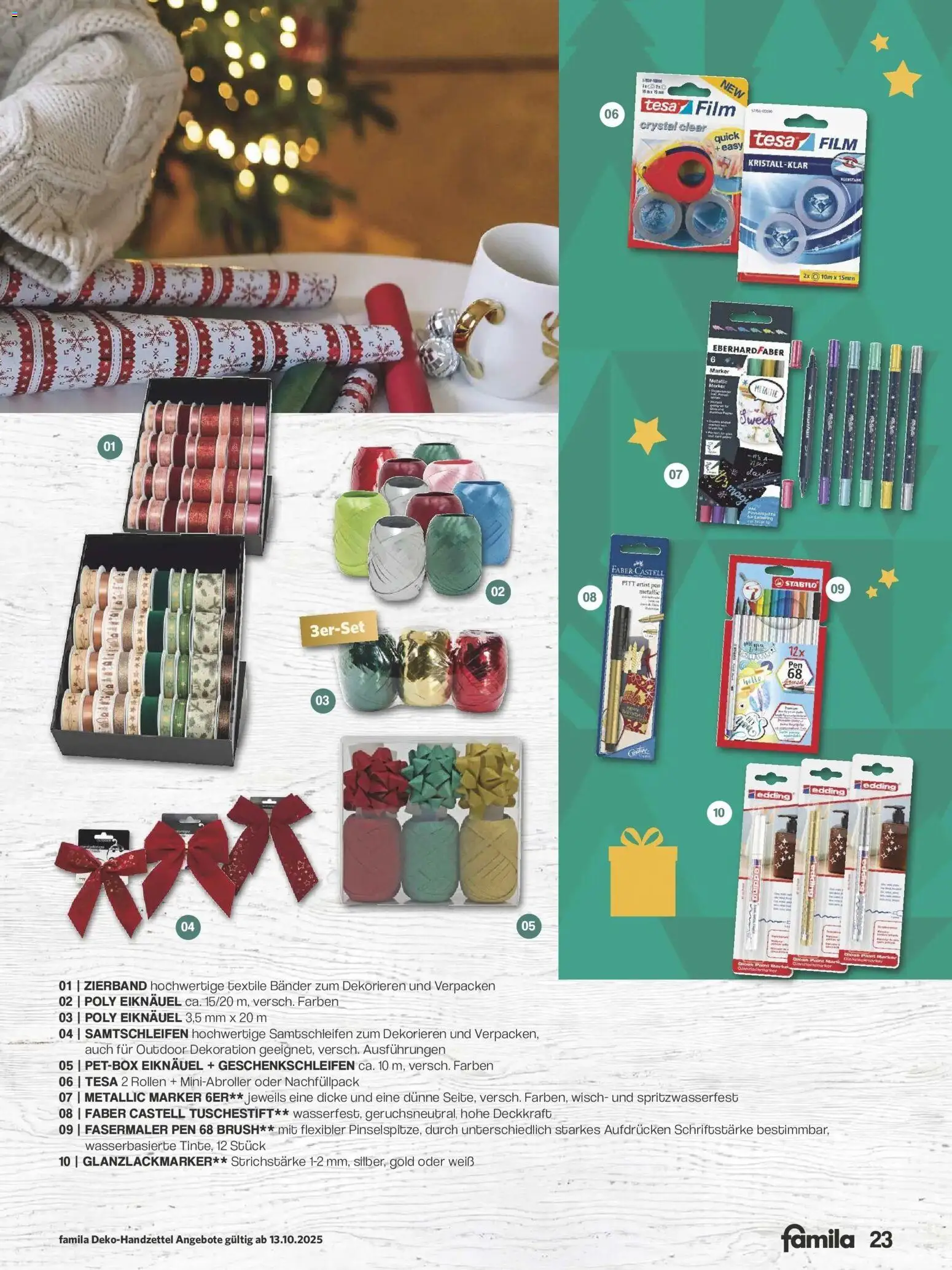 Famila Nordwest - Famila: Weihnachtsdeko – gültig ab 12.10.2025 | Seite: 23