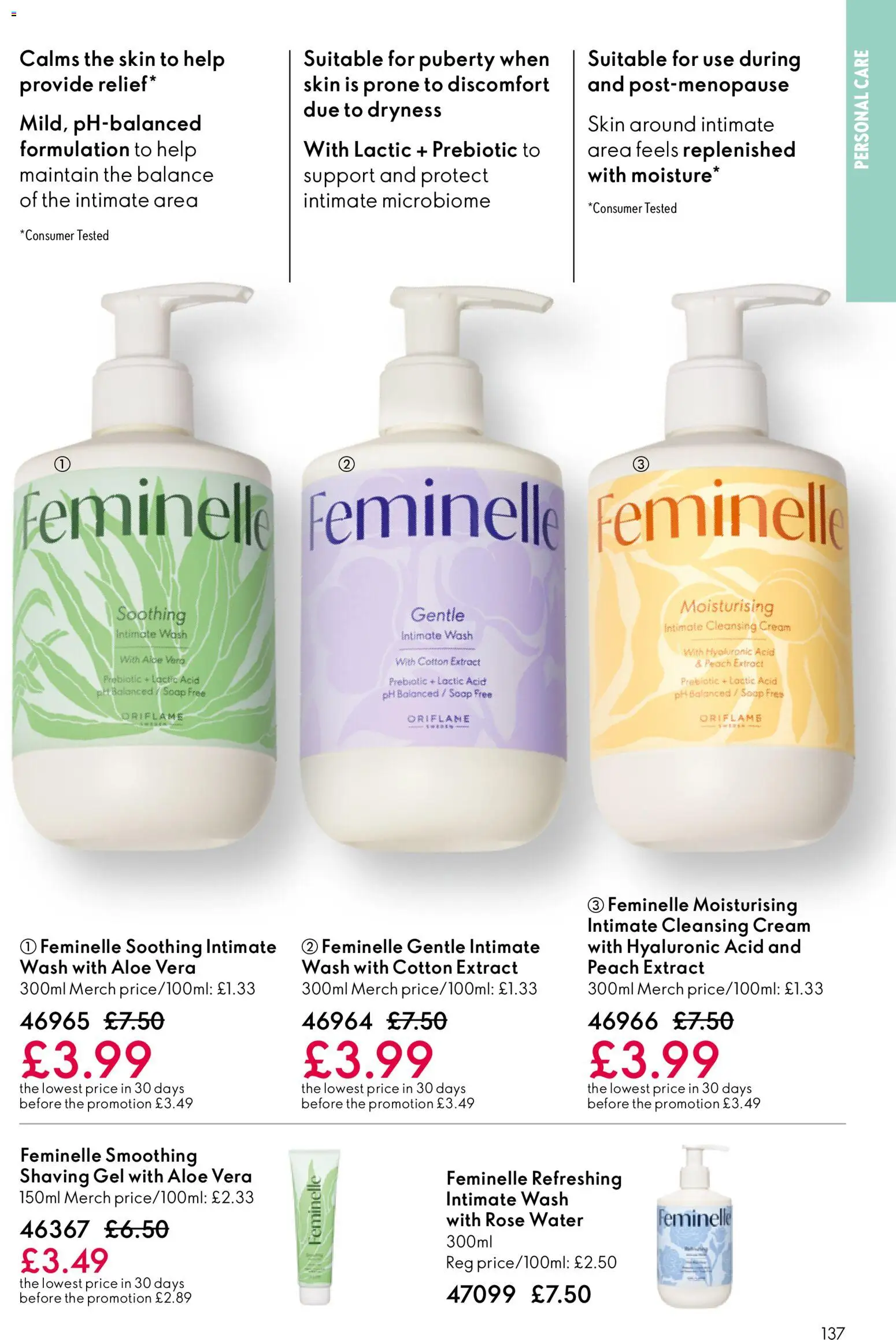 {H1} | Page: 137 | Products: Soap, Cream