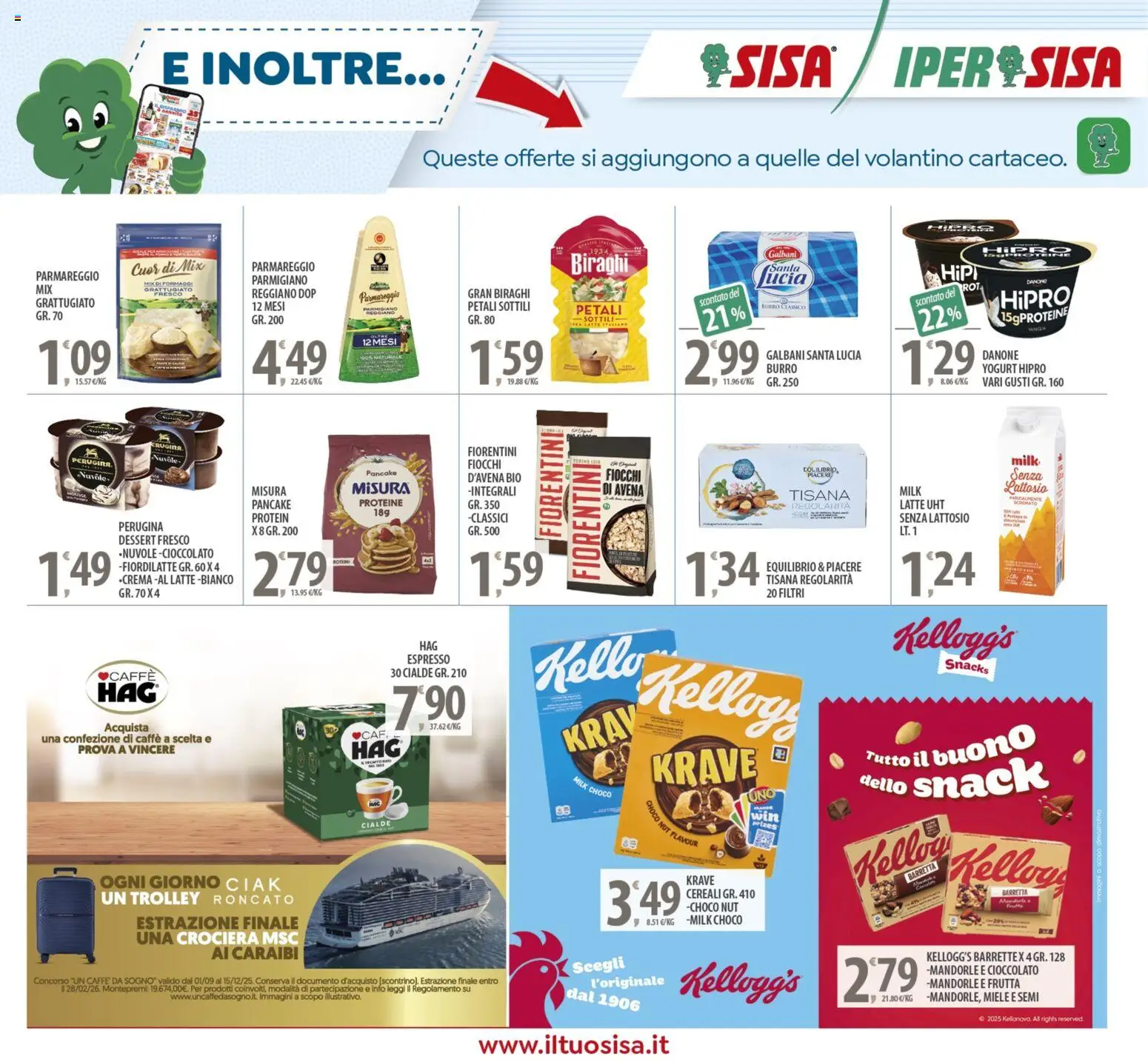 Volantino SISA del 14.11.2025 | Pagina: 21 | Prodotti: Fiocchi, Mandorle, Barretta, Trolley
