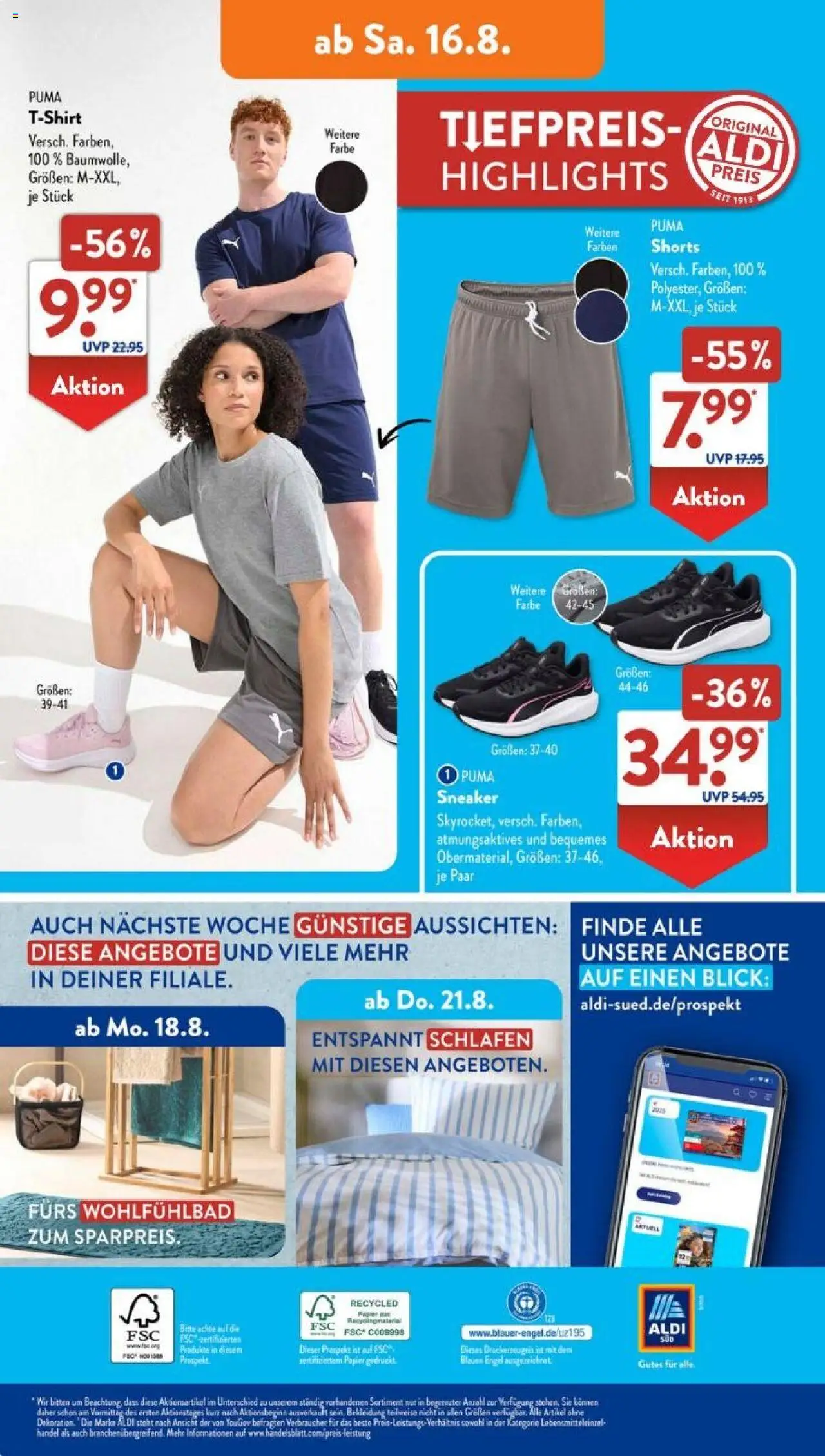 Aldi Süd Prospekt 	 - gültig ab dem 11.08.2025 | Seite: 20 | Produkte: Bekleidung