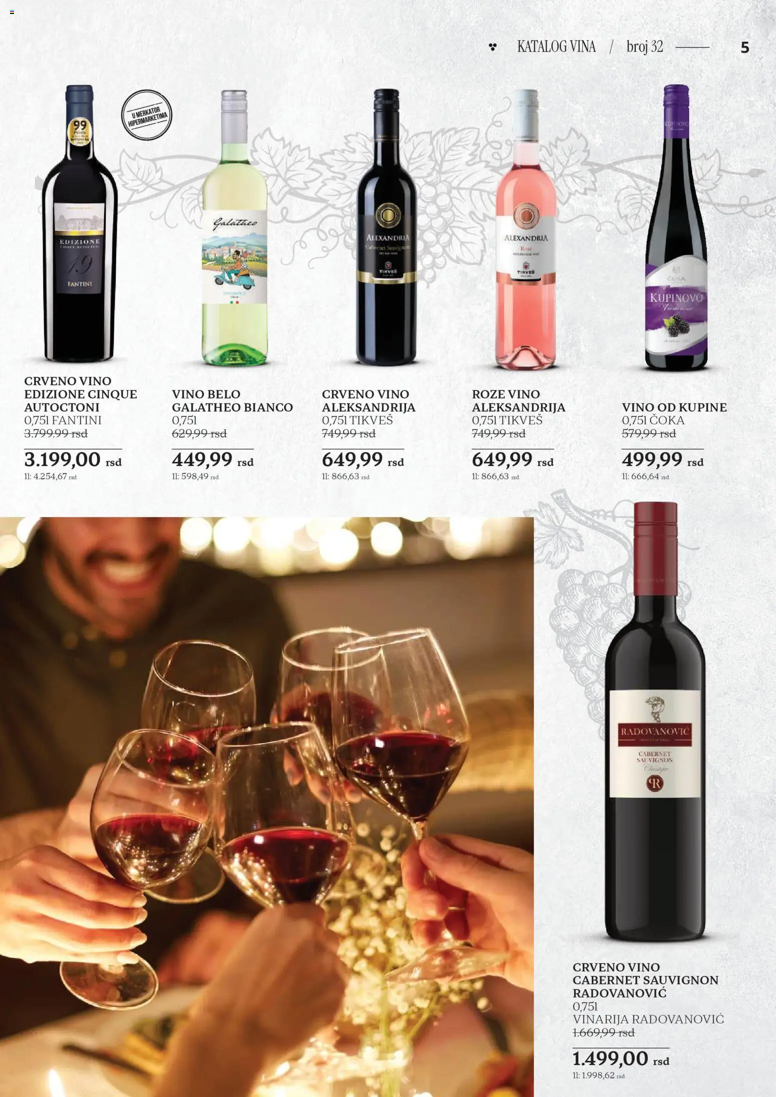 Idea katalog - važi od 23.10.2025 | Strana: 5 | Proizvode: Cabernet Sauvignon, Crveno vino, Vino, Roze vino