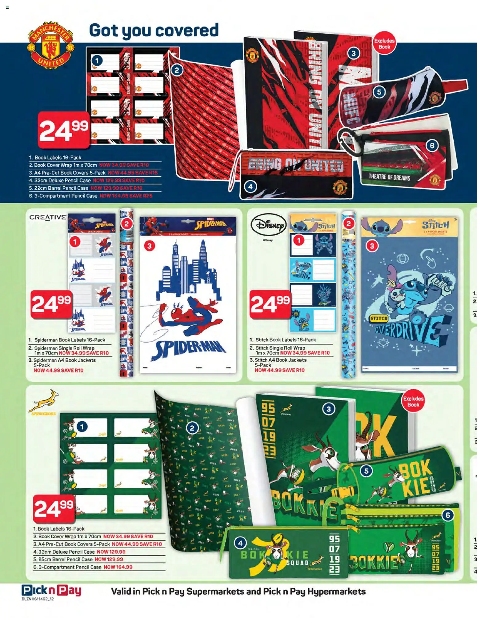 New Pick n Pay catalogue – valid from 29.12.2025 | Page: 12 | Products: Pencil, Cover, Jackets, Case