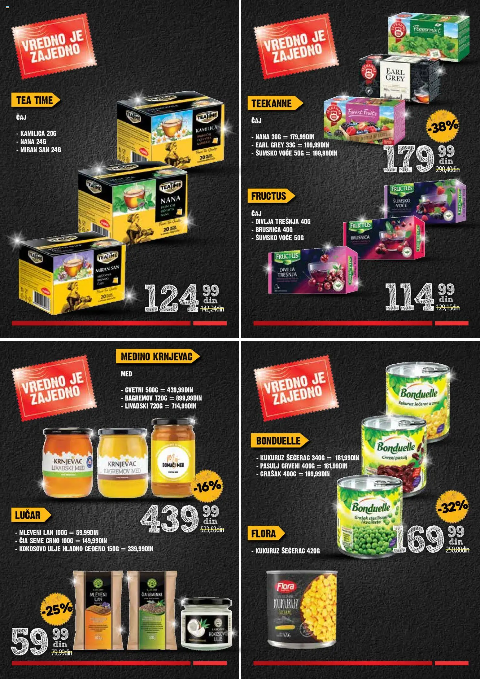 Idea katalog - važi od 13.11.2025 | Strana: 13 | Proizvode: Pasulj, Kukuruz, Ulje, Med