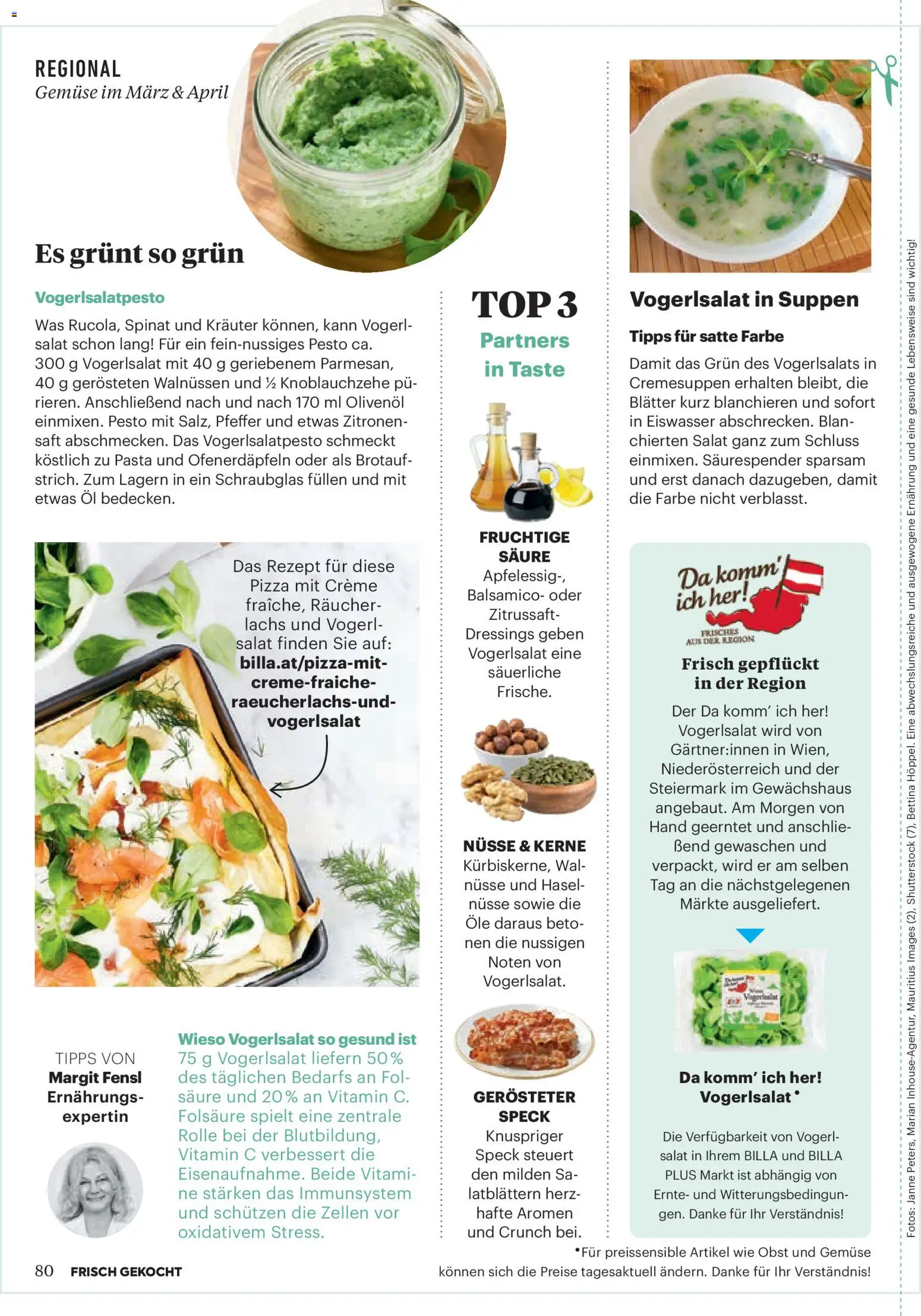 Billa  Frisch Gekocht gültig ab 01.03.2026 | Seite: 78 | Produkte: Nüsse, Pfeffer, Öl, Saft