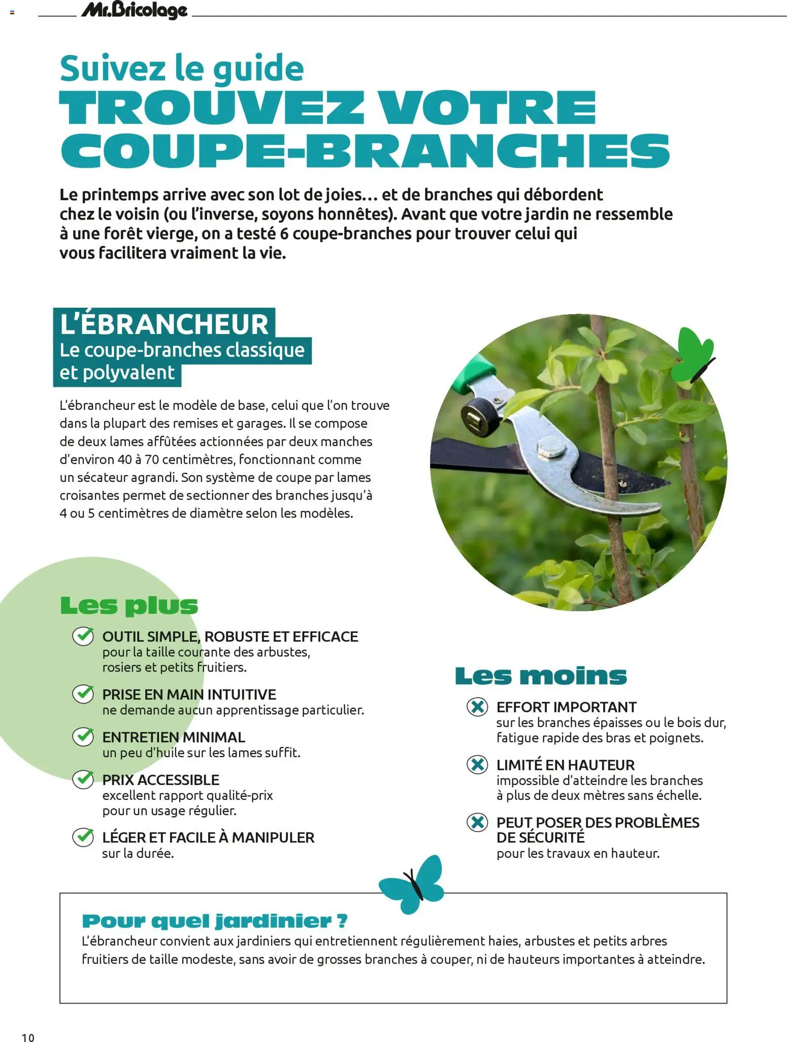 {H1} | Page: 10 | Produits: Prise, Sécateur