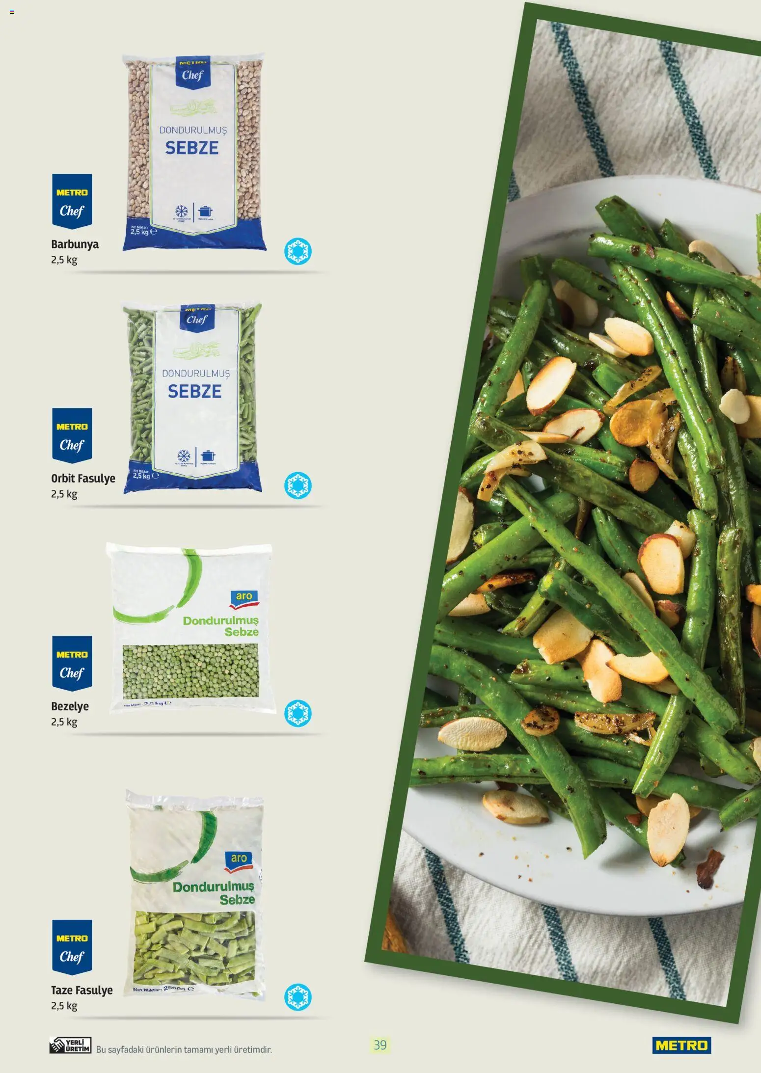 Metro - Bitki Bazlı ve Vegan 2025 - 21.10.2025 tarihinden itibaren geçerlidir | Sayfa: 39 | Ürünler: Fasulye, Taze Fasulye, Sebze, Barbunya