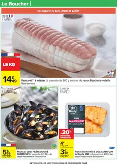  | Page: 23 | Produits: Poissonnerie, Veau roti, Viande, Chips