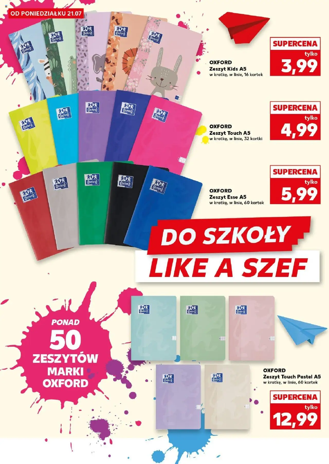 Kaufland gazetka - Do Szkoły Like A Szef od 21.07.2025 | Strona: 10 | Produkty: Zeszyt