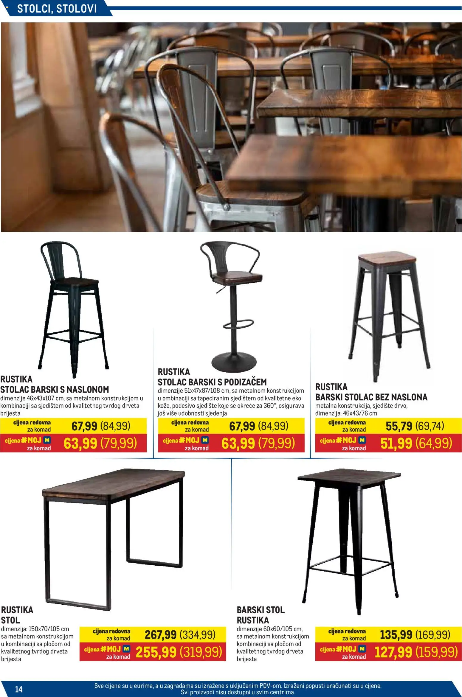 Metro katalog | vrijedi od 16.03.2026 | Stranica: 14 | Proizvodi: Stol