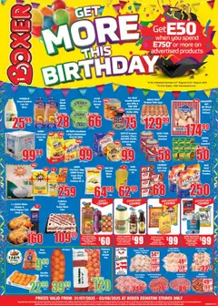 Preview of Boxer specials valid from 31.07.2025