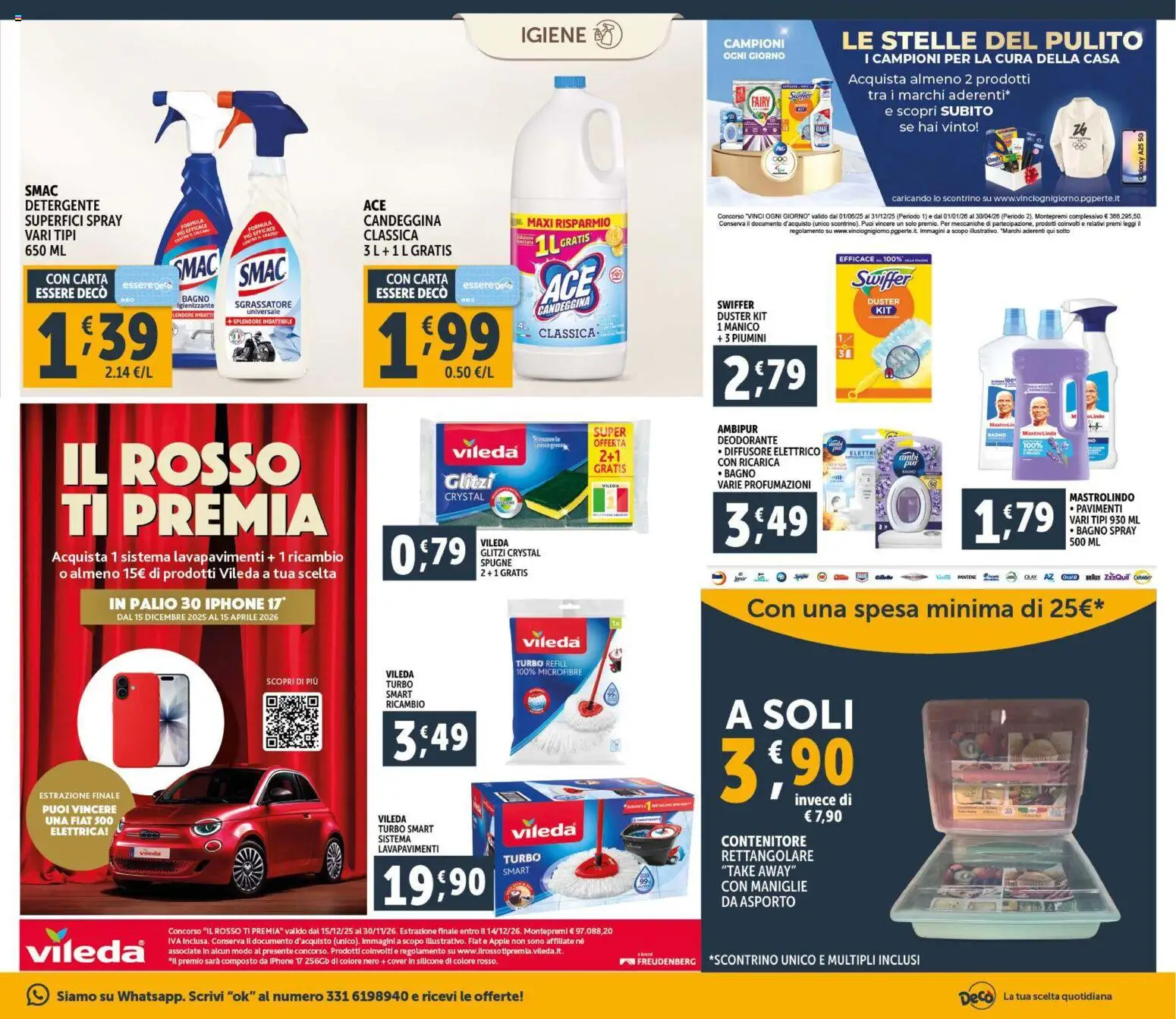 Volantino Decò del 30.01.2026 | Pagina: 19 | Prodotti: Deodorante, Candeggina, Sgrassatore, Contenitore