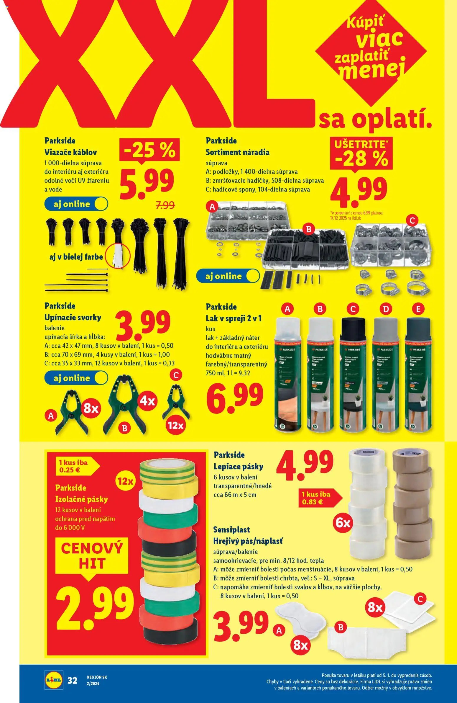 Nové Lidl akcie – leták je platný od 08.01.2026 | Strana: 75 | Produkty: Parkside