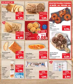 Pecivo Kajzerica, pšenično 60 g - Pregled kataloga iz trgovine Kaufland, vrijedi od 28.01.2026 | Stranica: 12