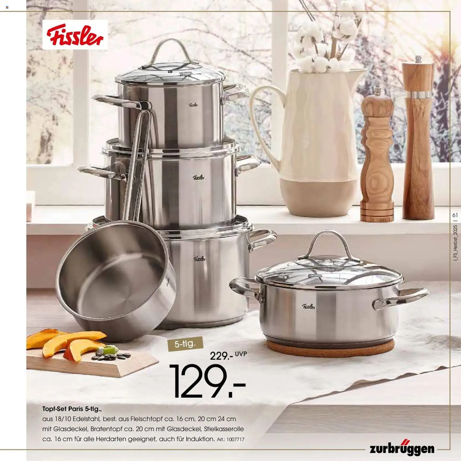 Zurbrüggen - Zurbrüggen: Raum für neue Lieblingsstücke – gültig ab 19.10.2025 | Seite: 61