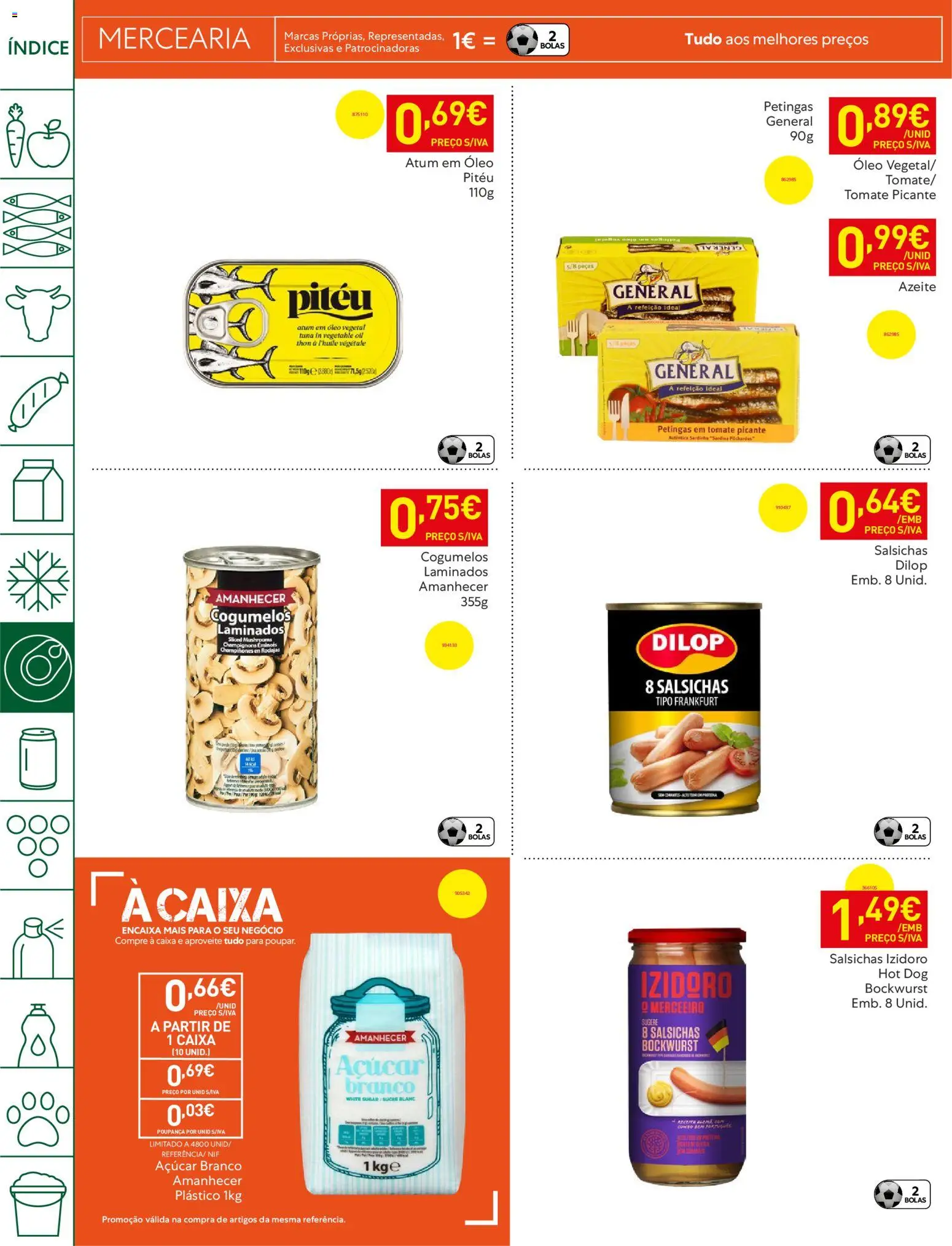 Recheio folheto │ válido de 28.04.2026 | Página: 24 | Produtos: Atum, Caixa, Óleo, Tomate